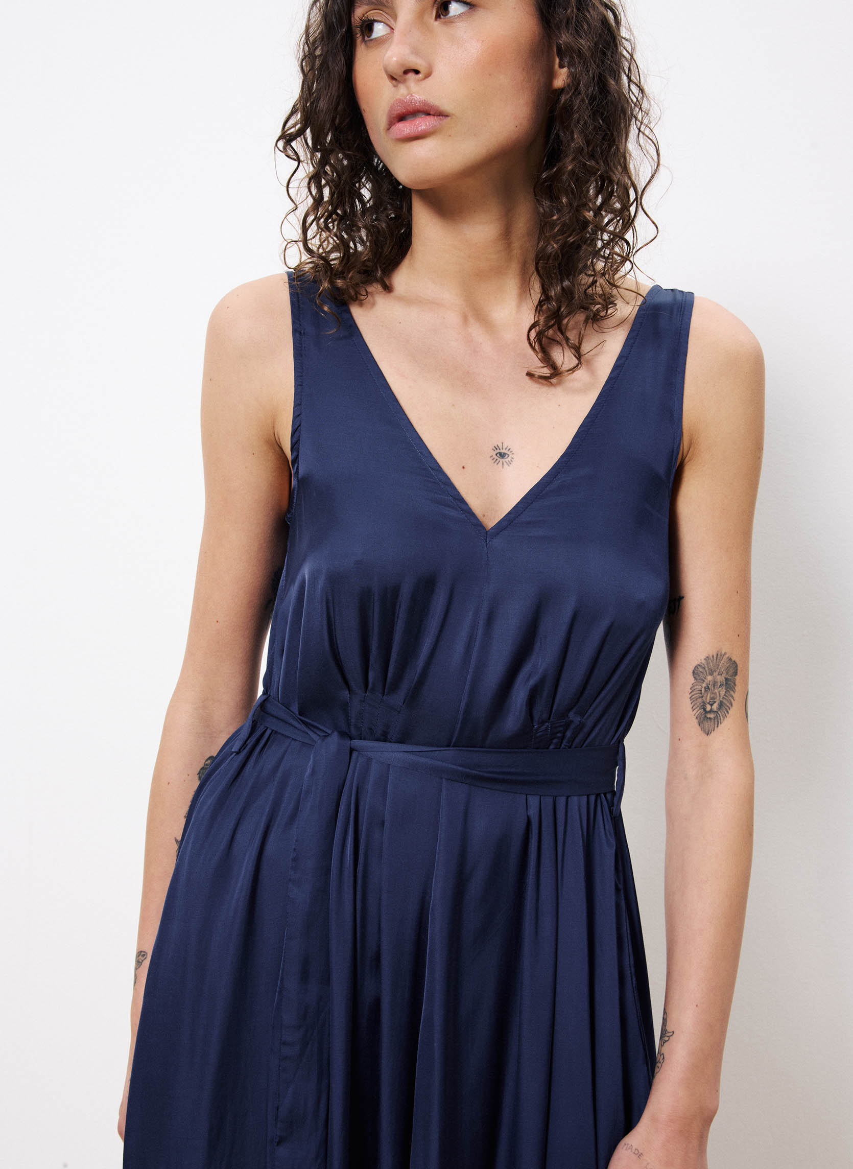 Robes ACHOUAK femme bleu FRNCH Robes ACHOUAK femme bleu Bleu marine