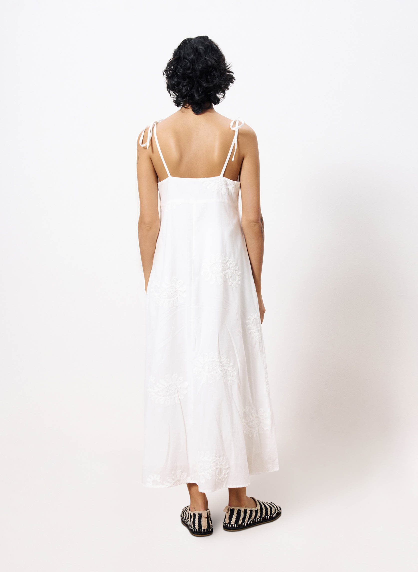 Robes NACERA femme blanc FRNCH Robes NACERA femme blanc Blanc