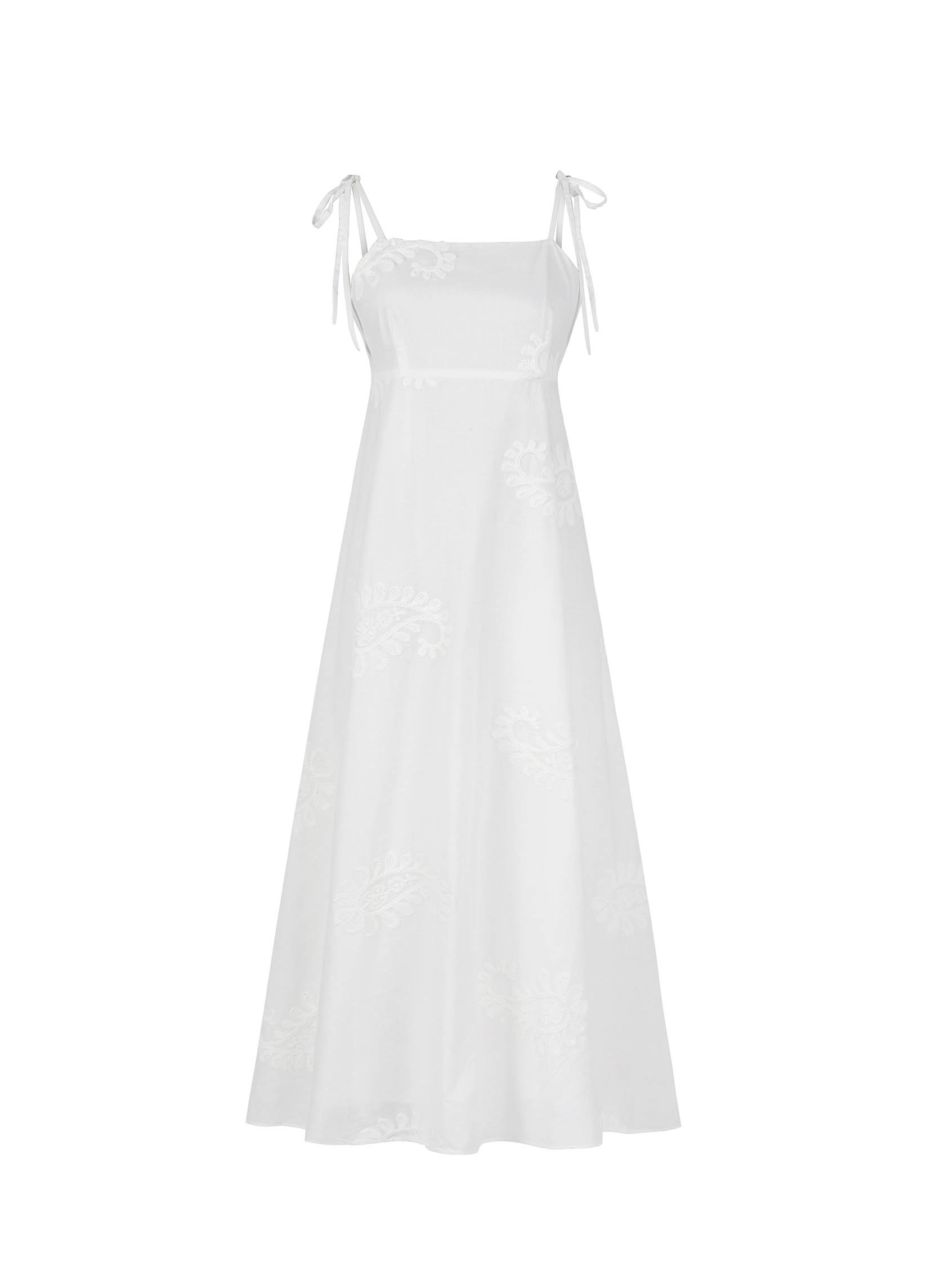 Robes NACERA femme blanc FRNCH Robes NACERA femme blanc Blanc
