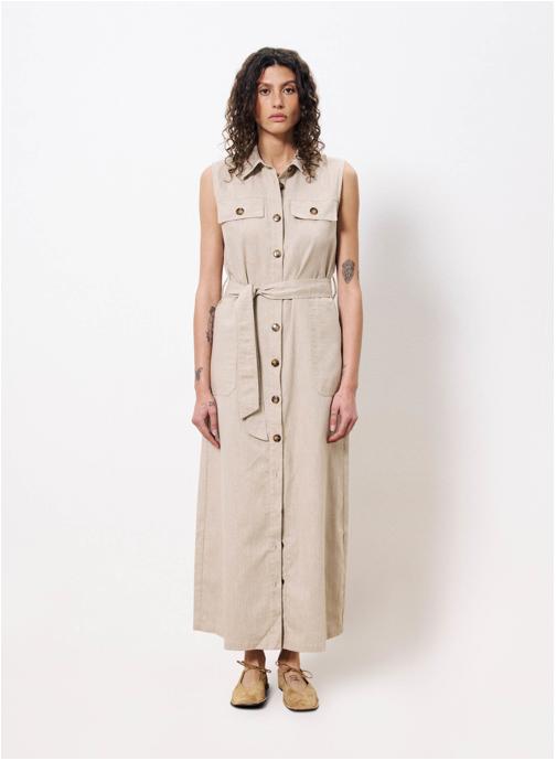 FRNCH Robes SCARLET femme beige