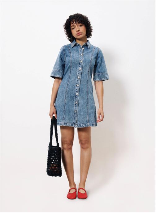 FRNCH Robes ELLYNE femme bleu