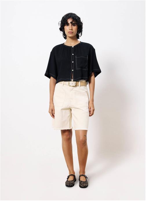 FRNCH Bermudas NAFISA femme beige