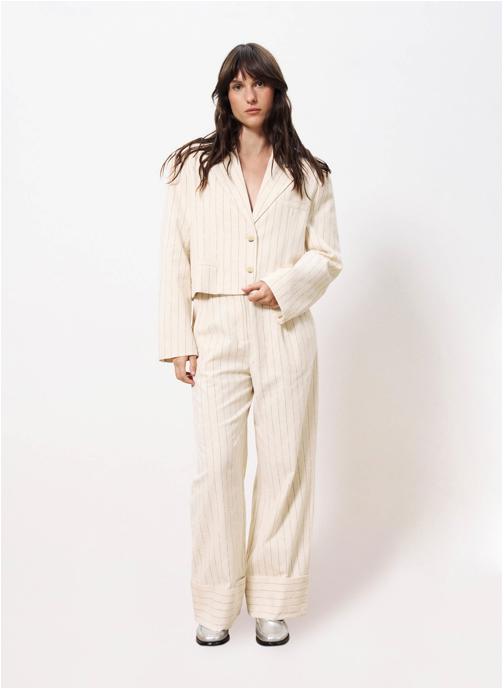 FRNCH Vestes de costume ABASSIA femme beige