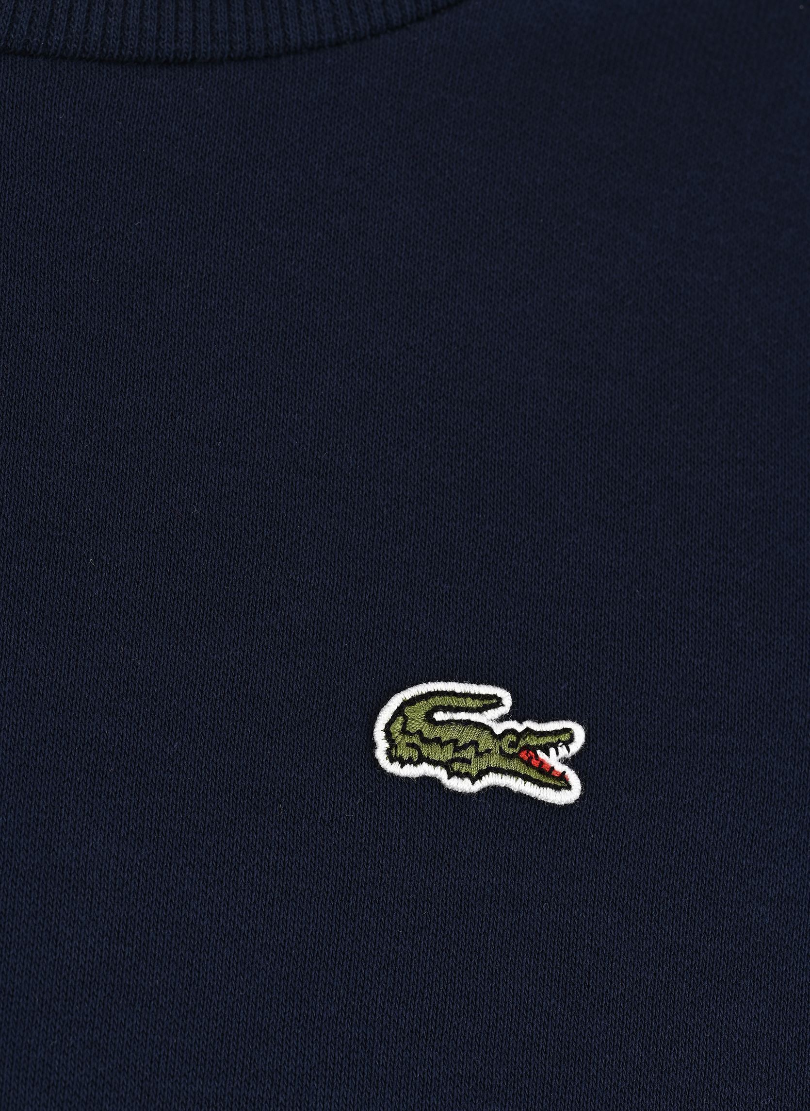 Hoodies Core Fleece Crew jongens blauw Lacoste Hoodies Core Fleece Crew jongens blauw MARINE