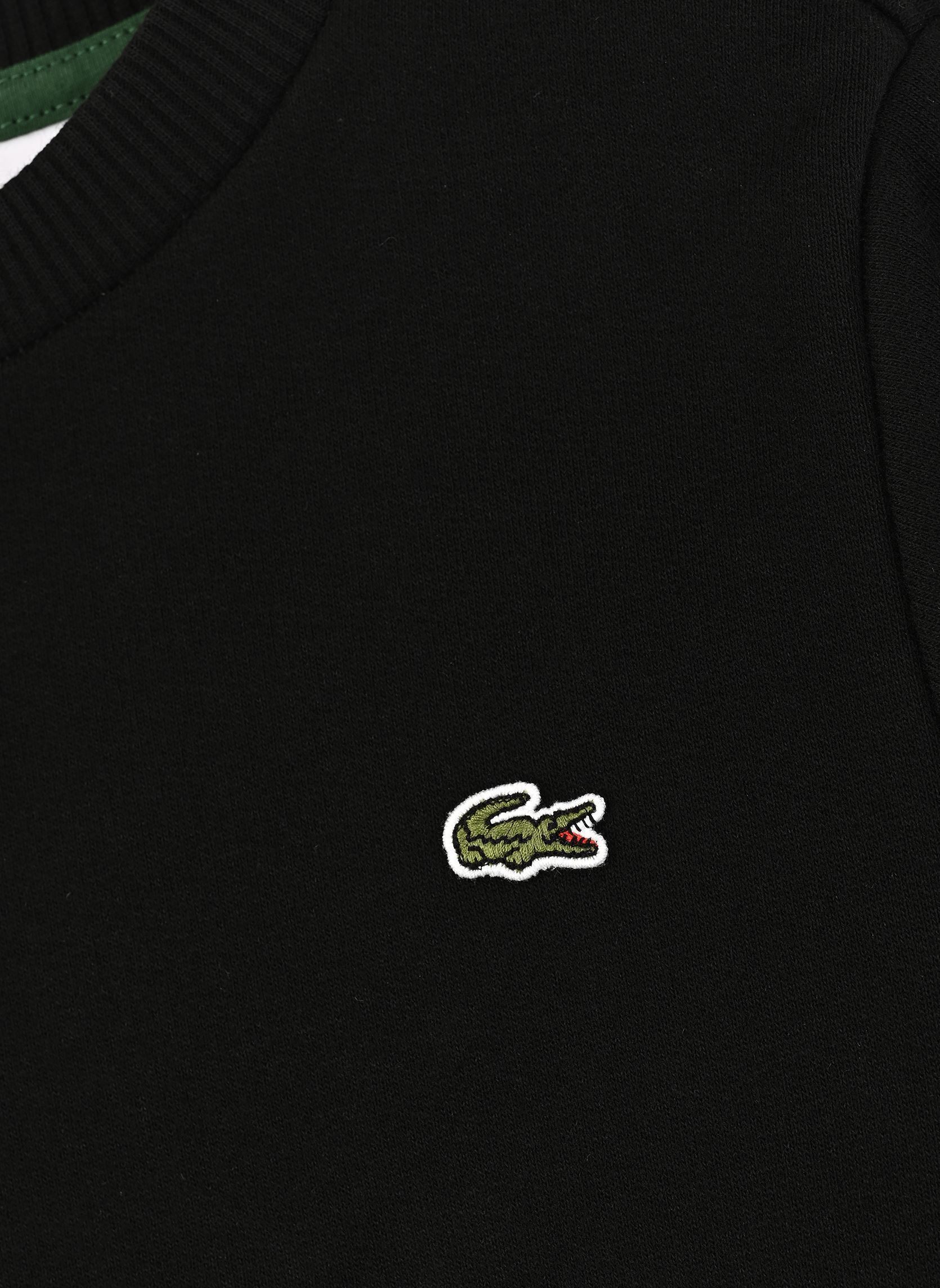 Sweats à capuche Core Fleece Crew garçon noir Lacoste Sweats à capuche Core Fleece Crew garçon noir NOIR