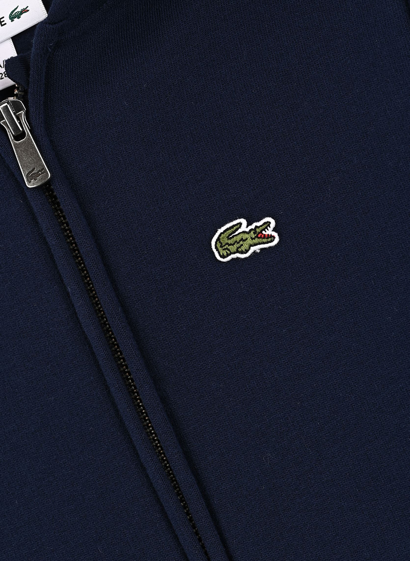 Sweaters met rits Core Fleece Full Zip Hoodie jongens blauw Lacoste Sweaters met rits Core Fleece Full Zip Hoodie jongens blauw MARINE