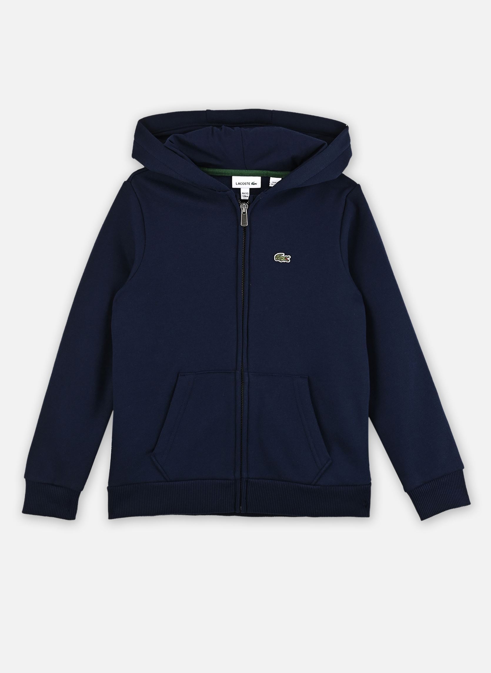 Sweat shirt enfant Lacoste hirt à capuche zippé Junior - vue 2