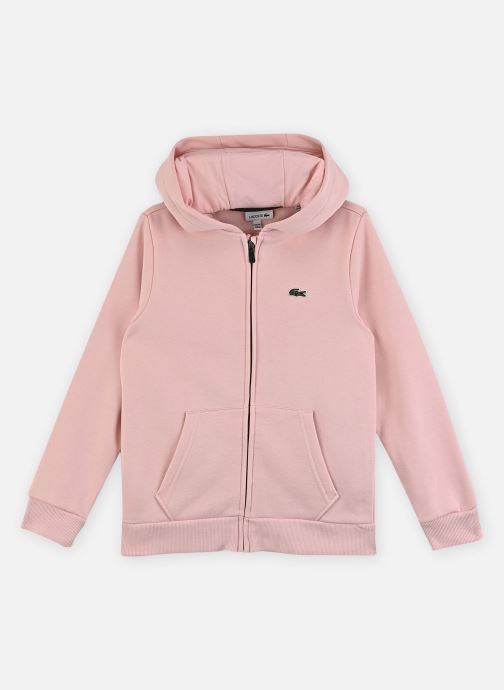 Lacoste Sweatshirts mit Reißverschluss Core Fleece Full Zip Hoodie jungen rosa