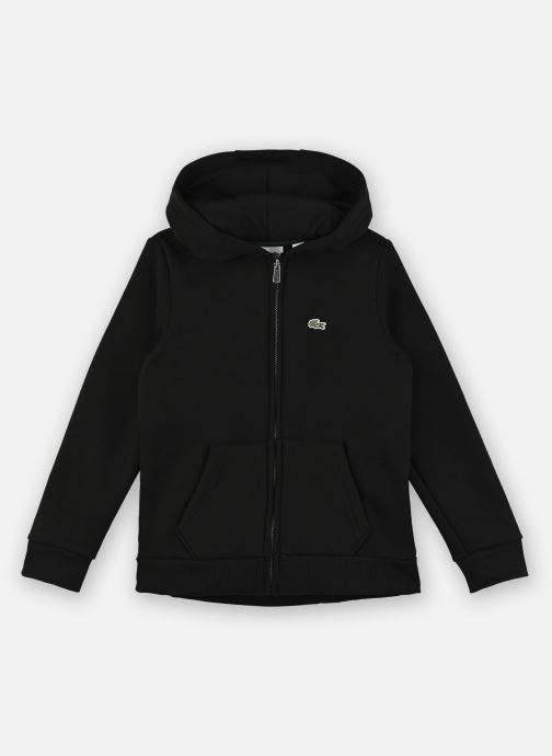 Lacoste Sweatshirts mit Reißverschluss Core Fleece Full Zip Hoodie jungen schwarz