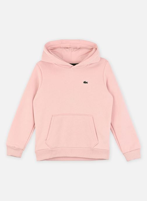 Lacoste Kapuzenpullover Core Fleece Pullover Hoodie jungen rosa