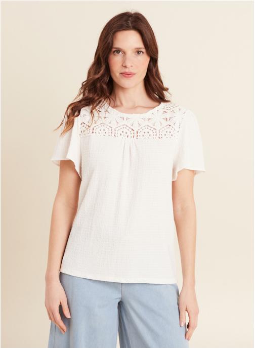 Bréal Tee-shirts TICROWAF femme blanc