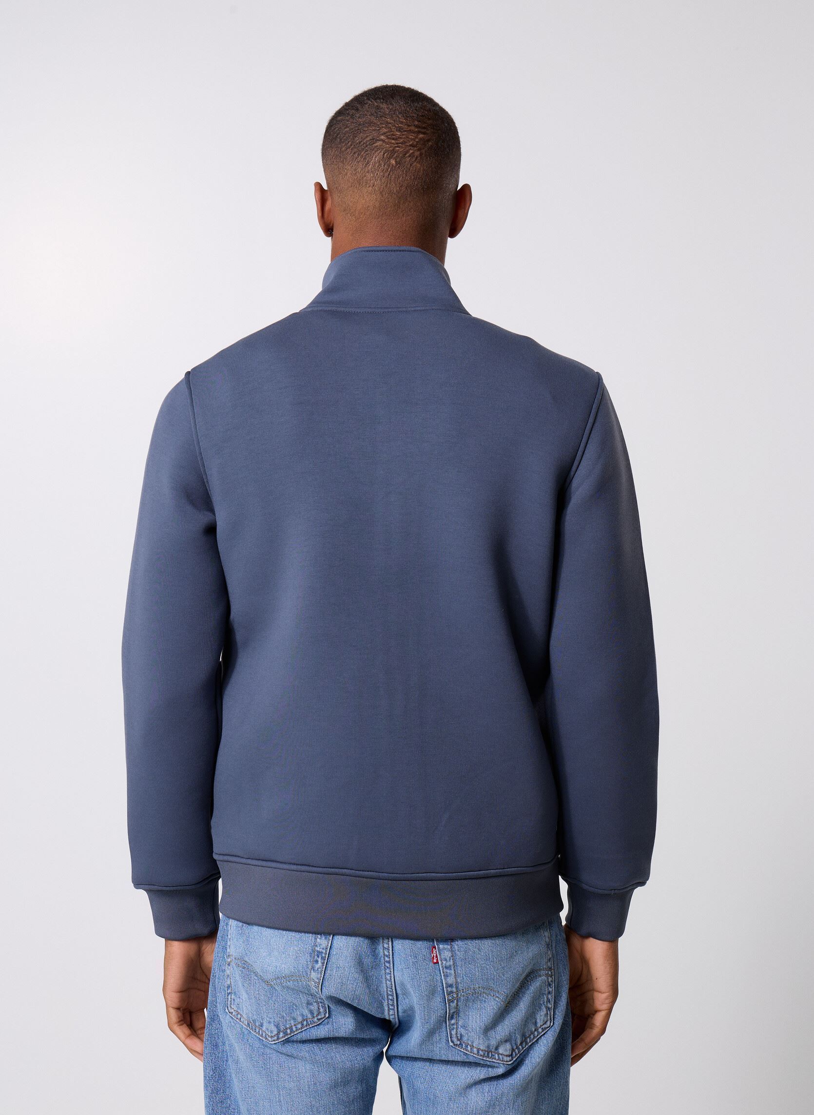 Sweatshirts mit Reißverschluss Finn Spacer herren blau K-Way Sweatshirts mit Reißverschluss Finn Spacer herren blau BLUE AIRFORCE