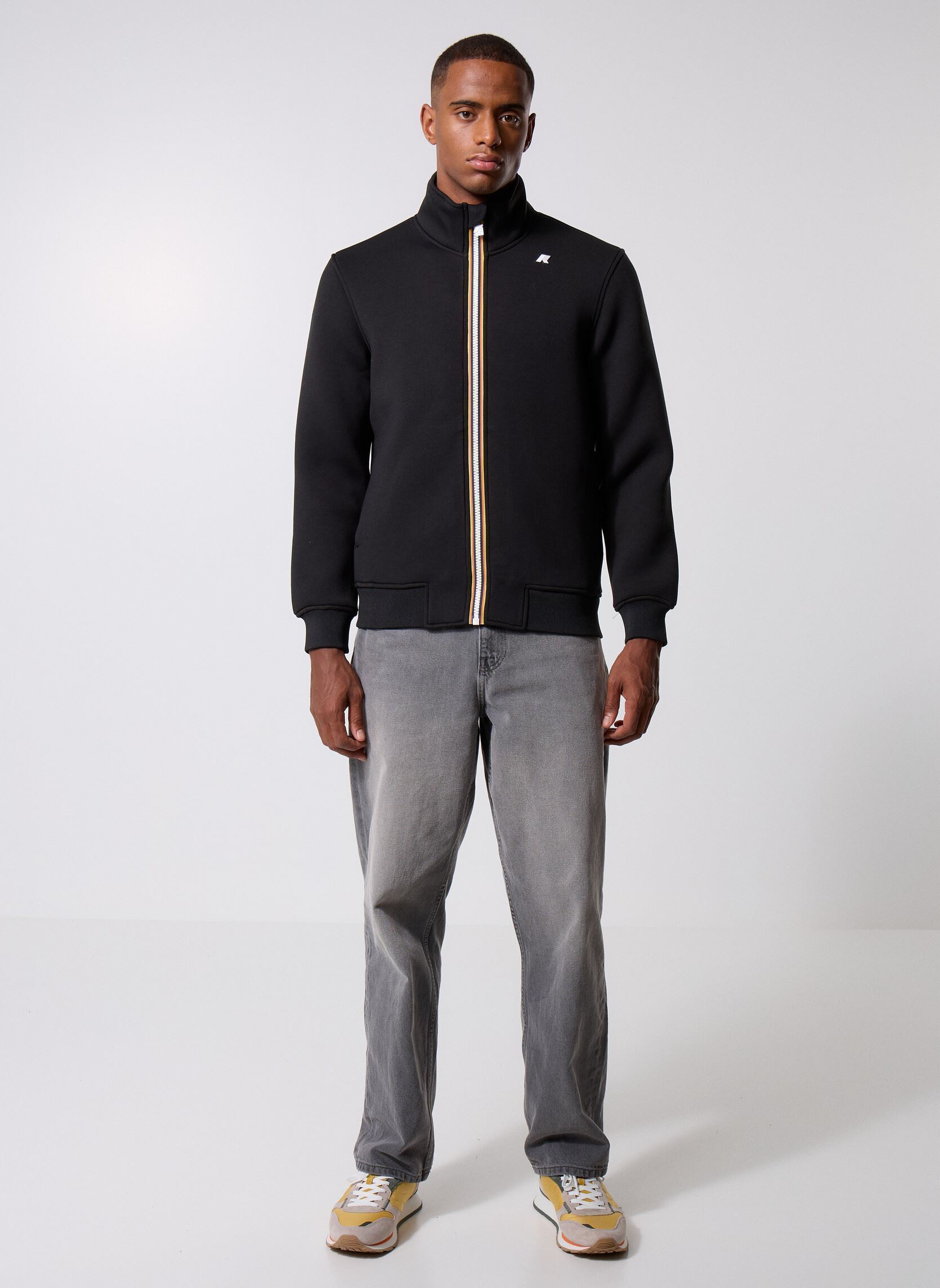 Sweats zippés Finn Spacer homme noir K-Way Sweats zippés Finn Spacer homme noir BLACK PURE