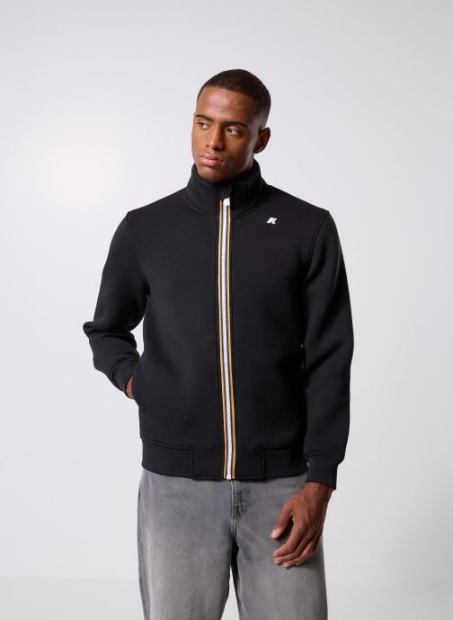 K-Way Sweats zippés Finn Spacer homme noir
