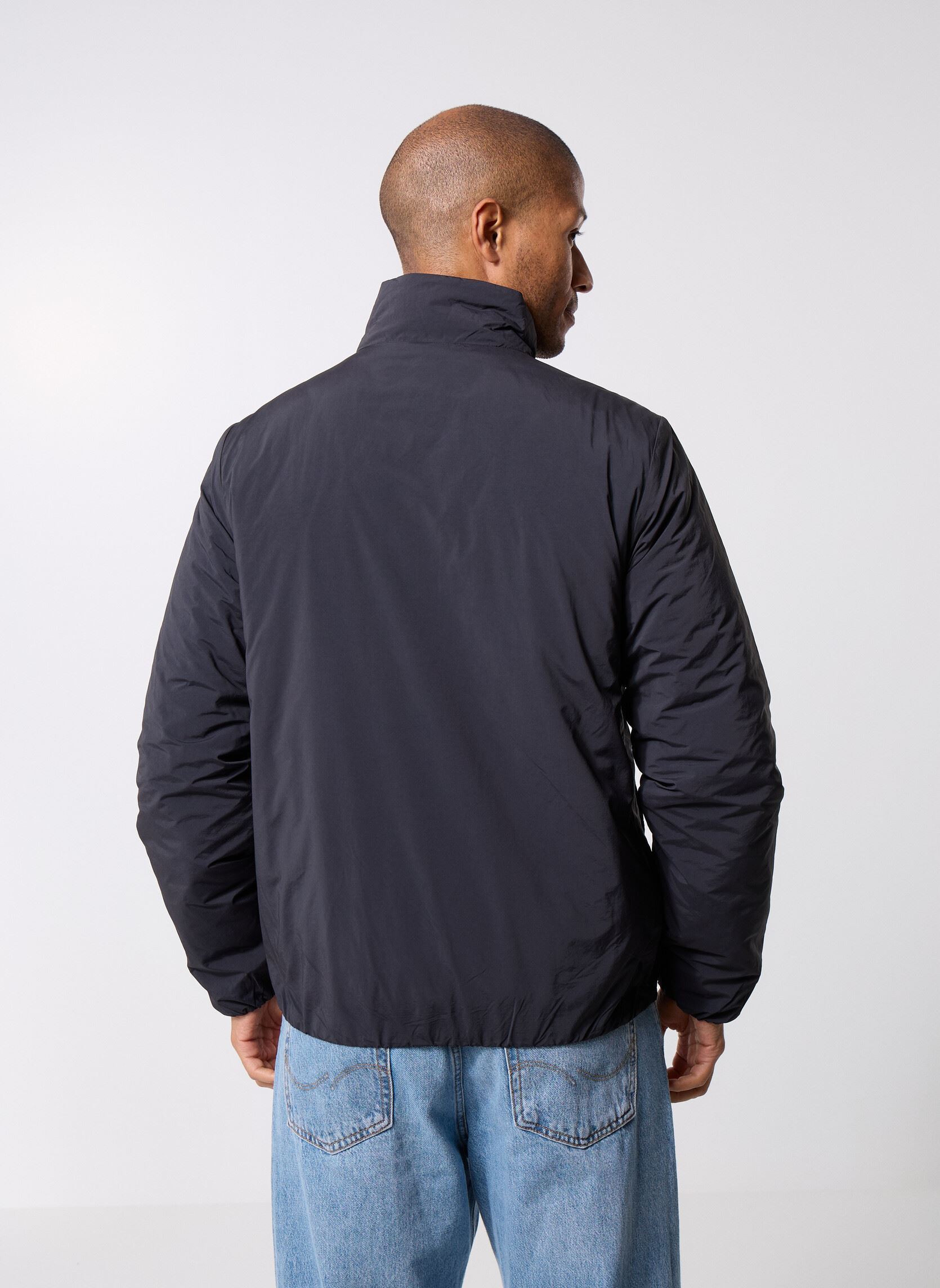 Windjacks Valentine Plain Warm heren zwart K-Way Windjacks Valentine Plain Warm heren zwart Black Pure