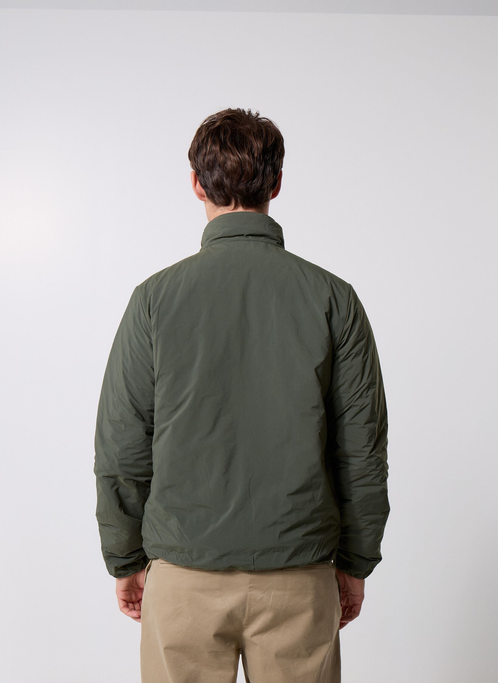 Windjacks Valentine Plain Warm heren groen K-Way Windjacks Valentine Plain Warm heren groen GREEN BLACKISH