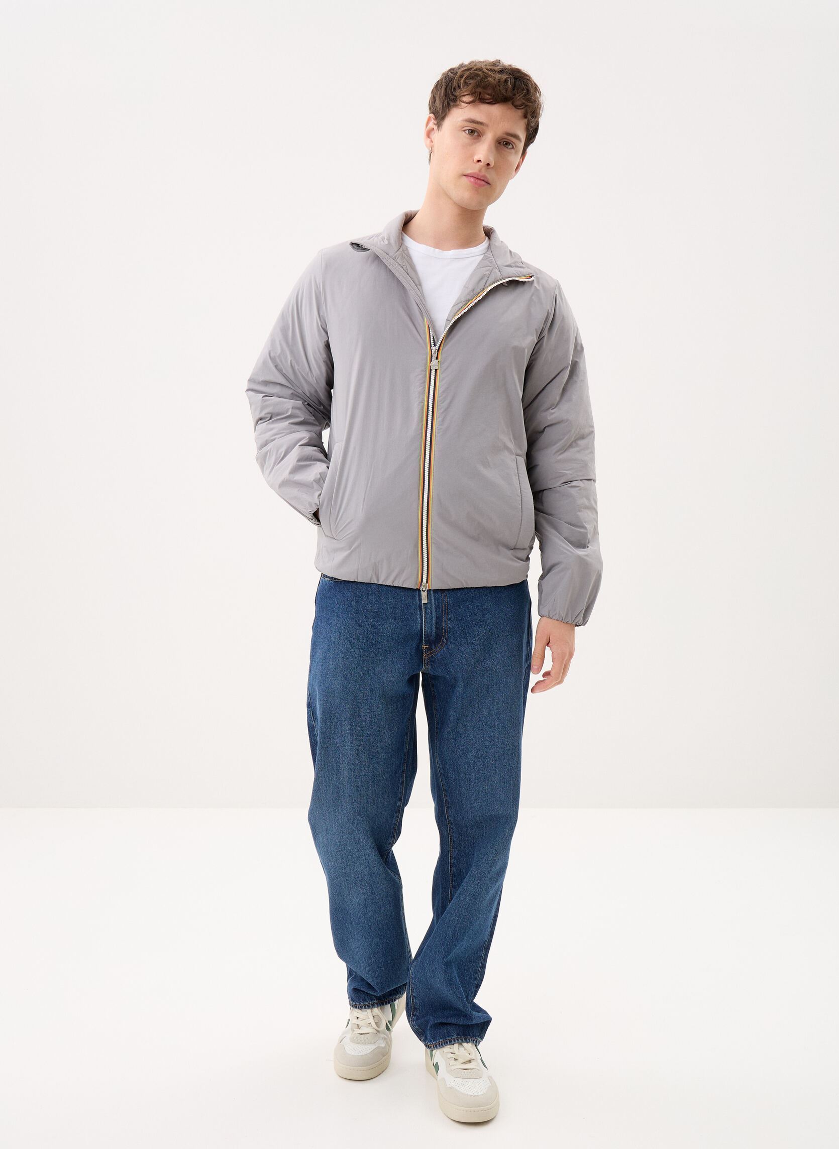 Vestes coupe-vents Valentine Plain Warm homme gris K-Way Vestes coupe-vents Valentine Plain Warm homme gris GREY FROST