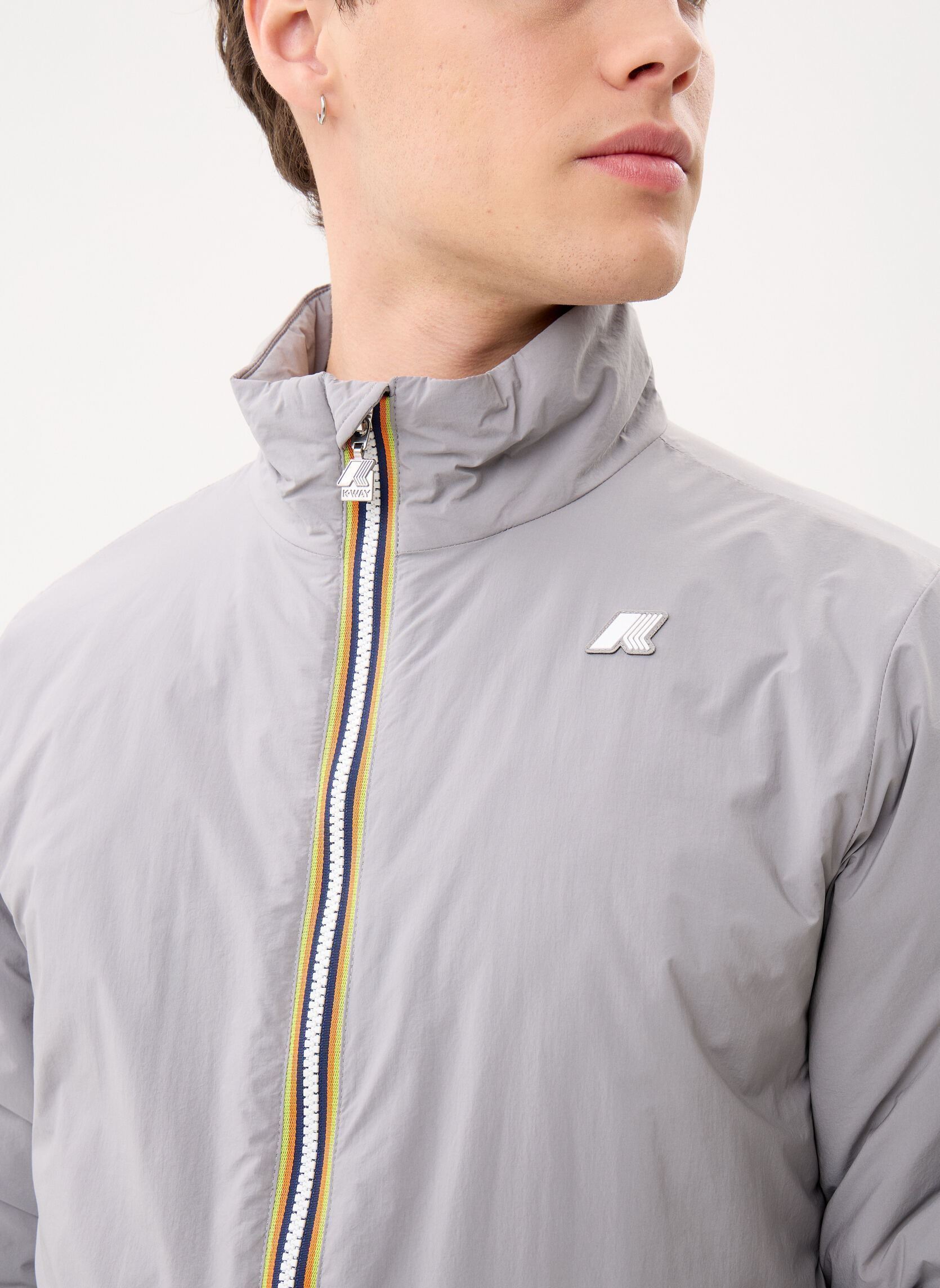 Vestes coupe-vents Valentine Plain Warm homme gris K-Way Vestes coupe-vents Valentine Plain Warm homme gris GREY FROST