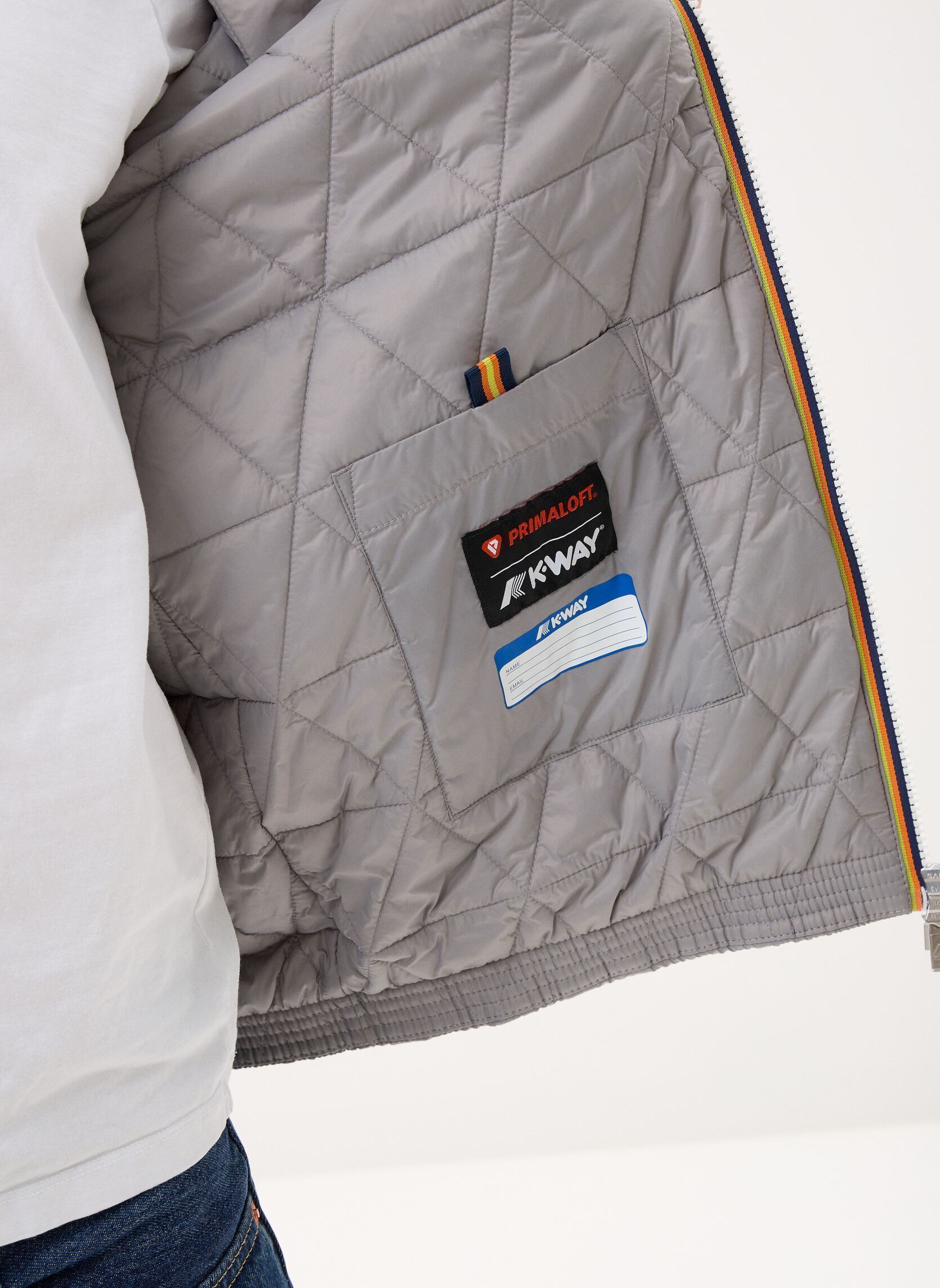 Vestes coupe-vents Valentine Plain Warm homme gris K-Way Vestes coupe-vents Valentine Plain Warm homme gris GREY FROST