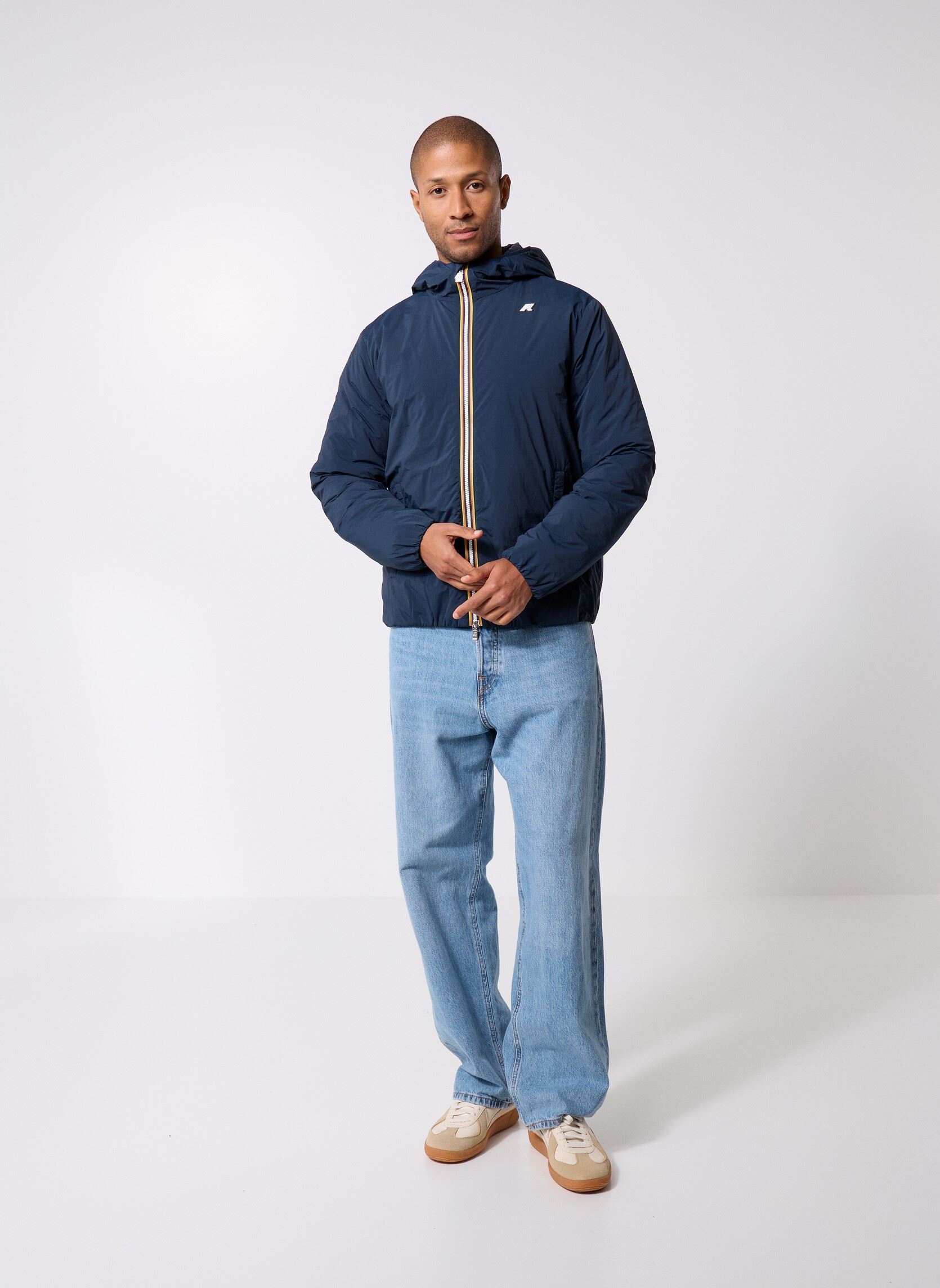 Windbreaker / Windjacken Jack Plain Warm herren blau K-Way Windbreaker / Windjacken Jack Plain Warm herren blau BLUE DEPTH