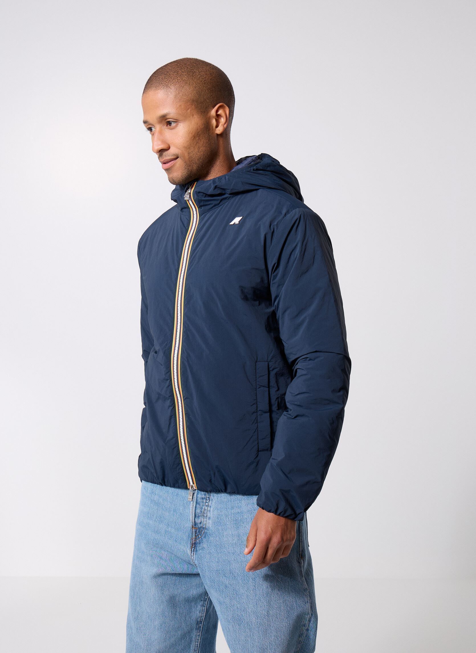 Blouson K Way Veste courte coupe vent chaude Jack pour homme US - vue 7