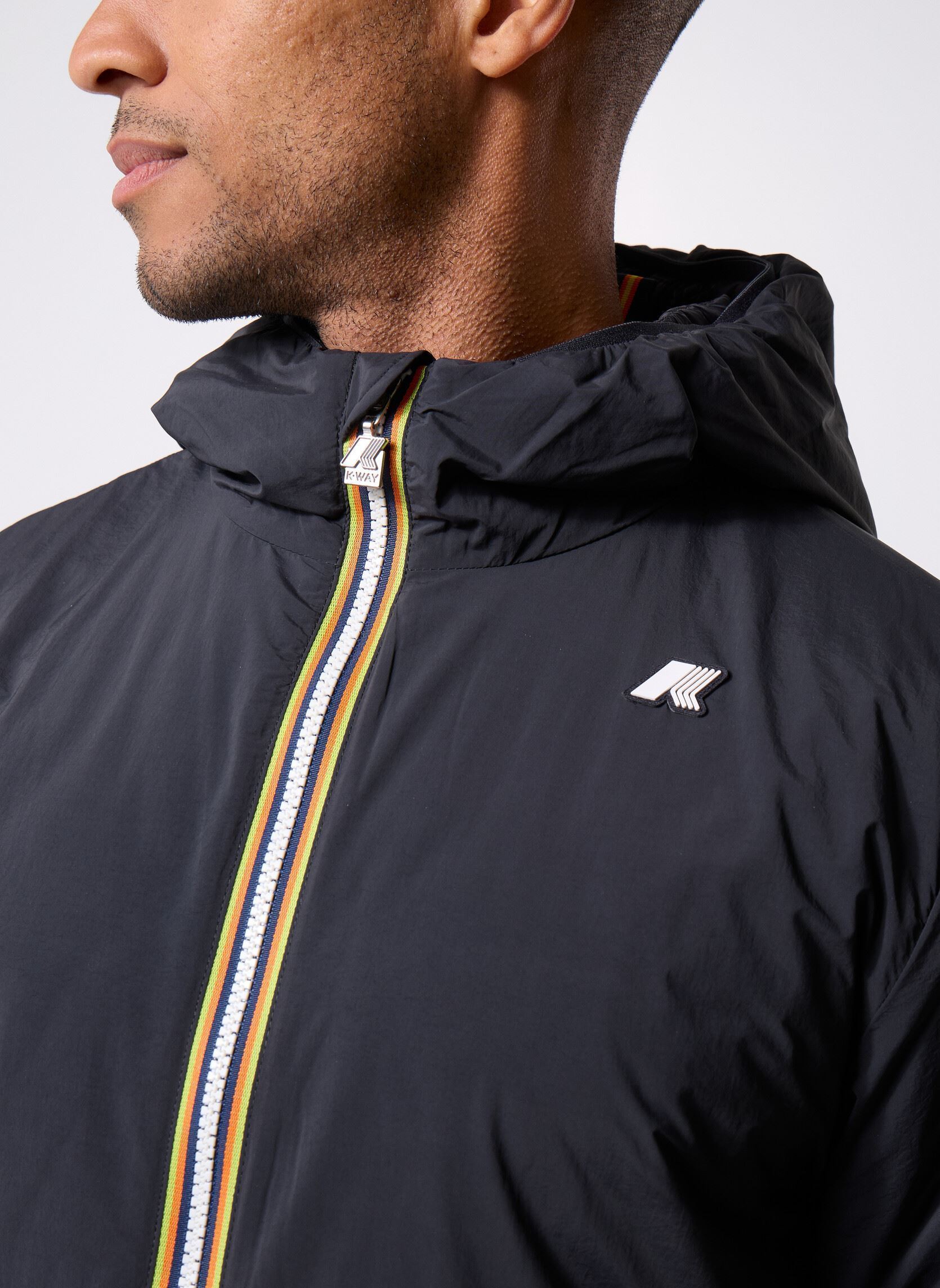Windjacks Jack Plain Warm heren zwart K-Way Windjacks Jack Plain Warm heren zwart BLACK PURE