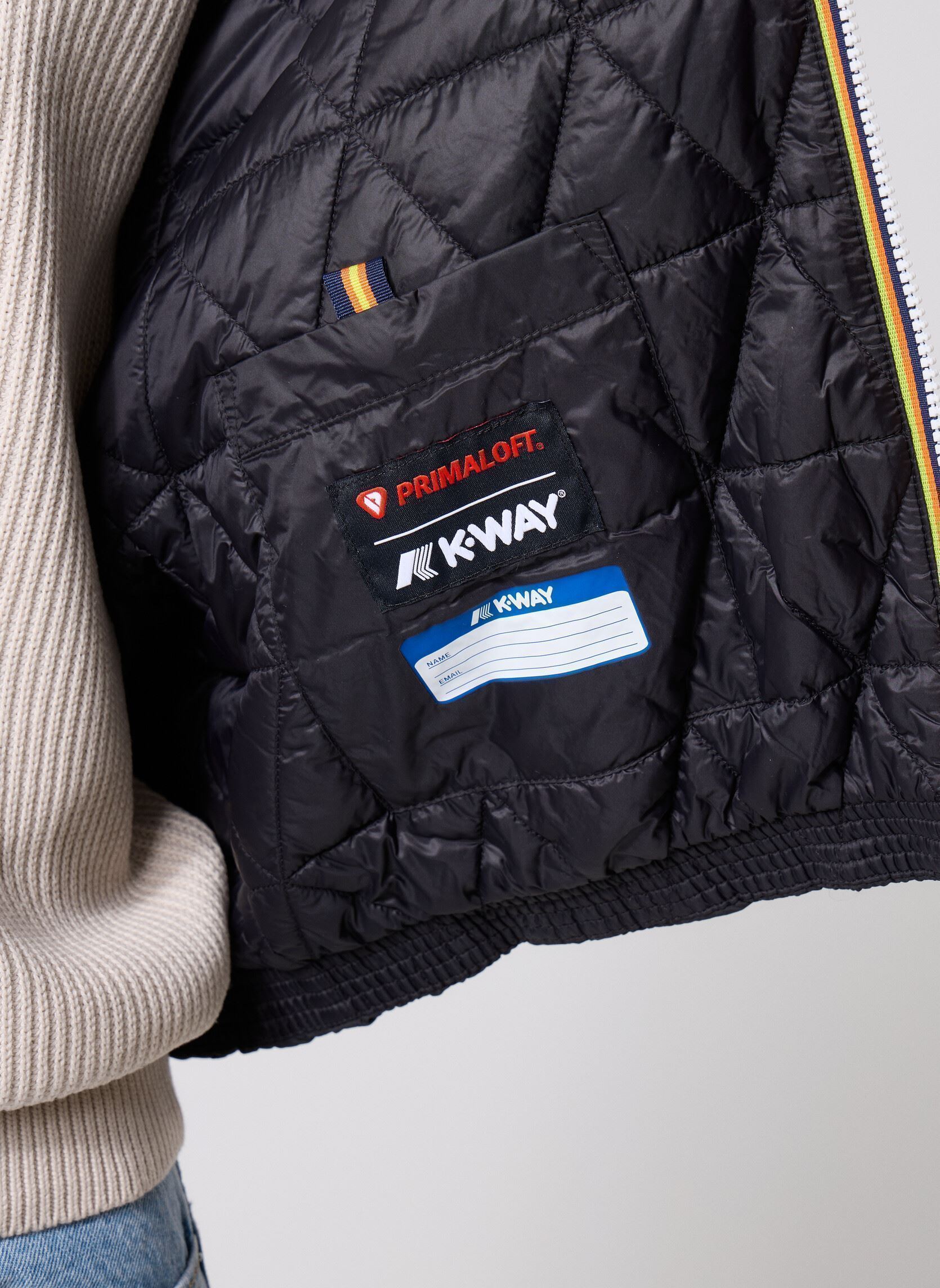 Windjacks Jack Plain Warm heren zwart K-Way Windjacks Jack Plain Warm heren zwart BLACK PURE