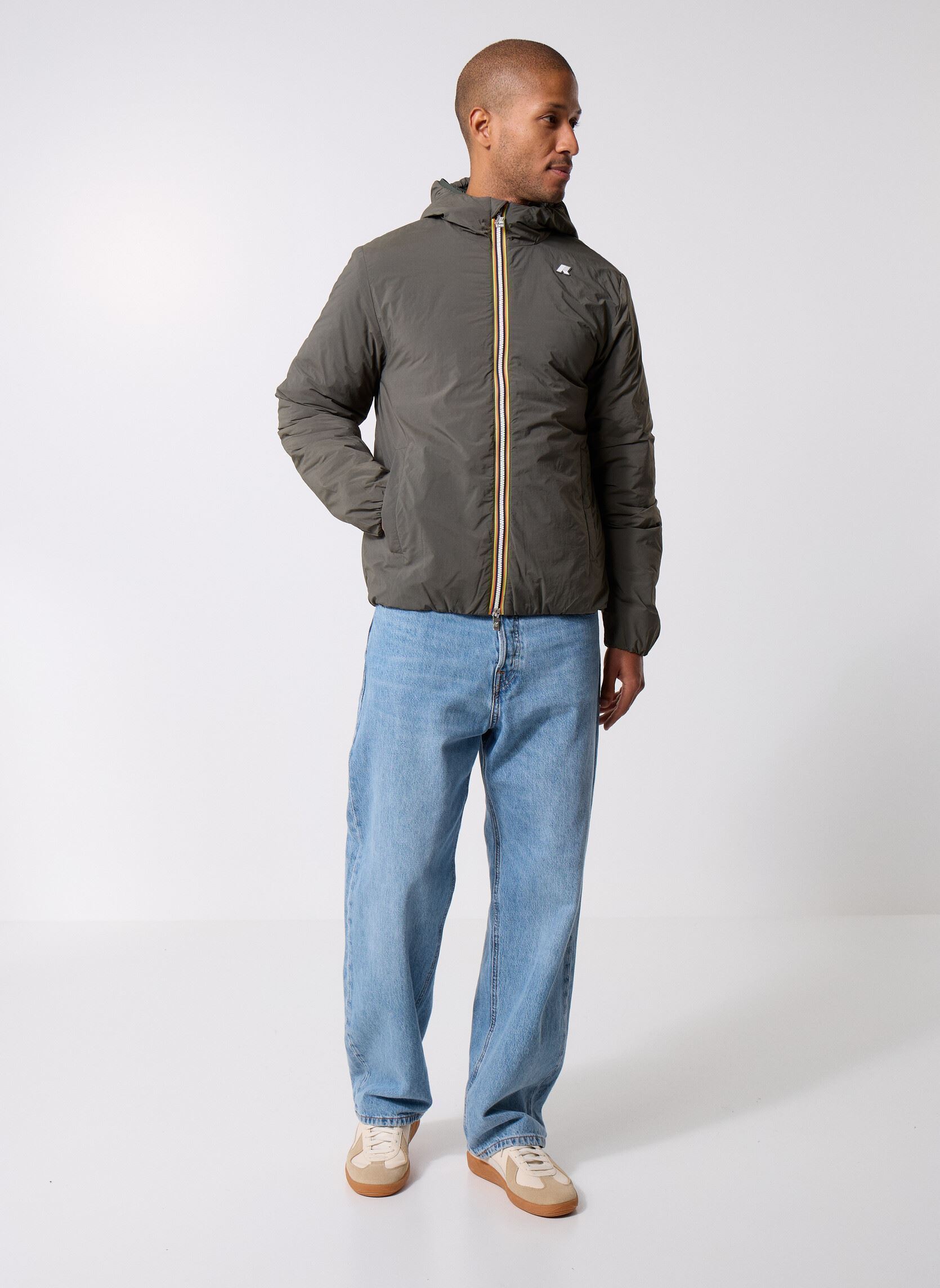 Windbreaker / Windjacken Jack Plain Warm herren grün K-Way Windbreaker / Windjacken Jack Plain Warm herren grün GREEN BLACKISH
