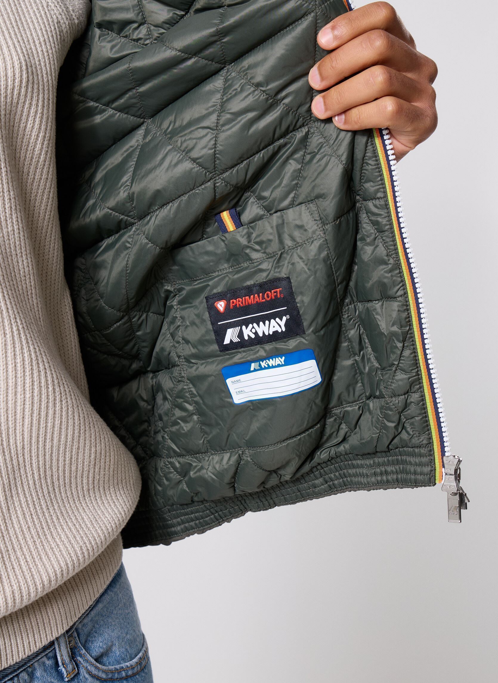 Windbreaker / Windjacken Jack Plain Warm herren grün K-Way Windbreaker / Windjacken Jack Plain Warm herren grün GREEN BLACKISH