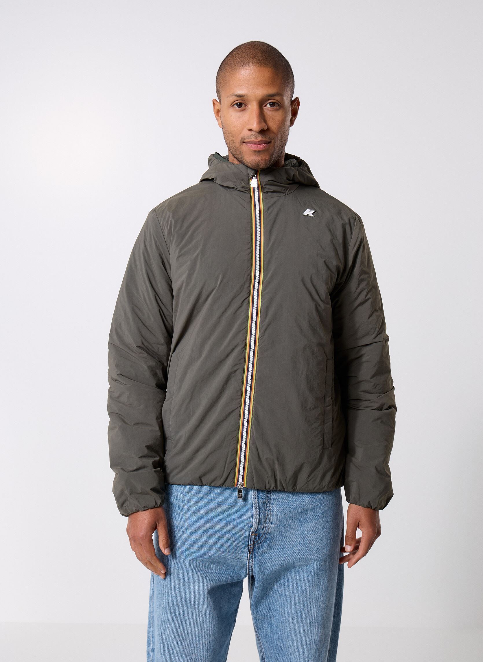 Blouson K Way Veste courte coupe vent chaude Jack pour homme US - vue 6