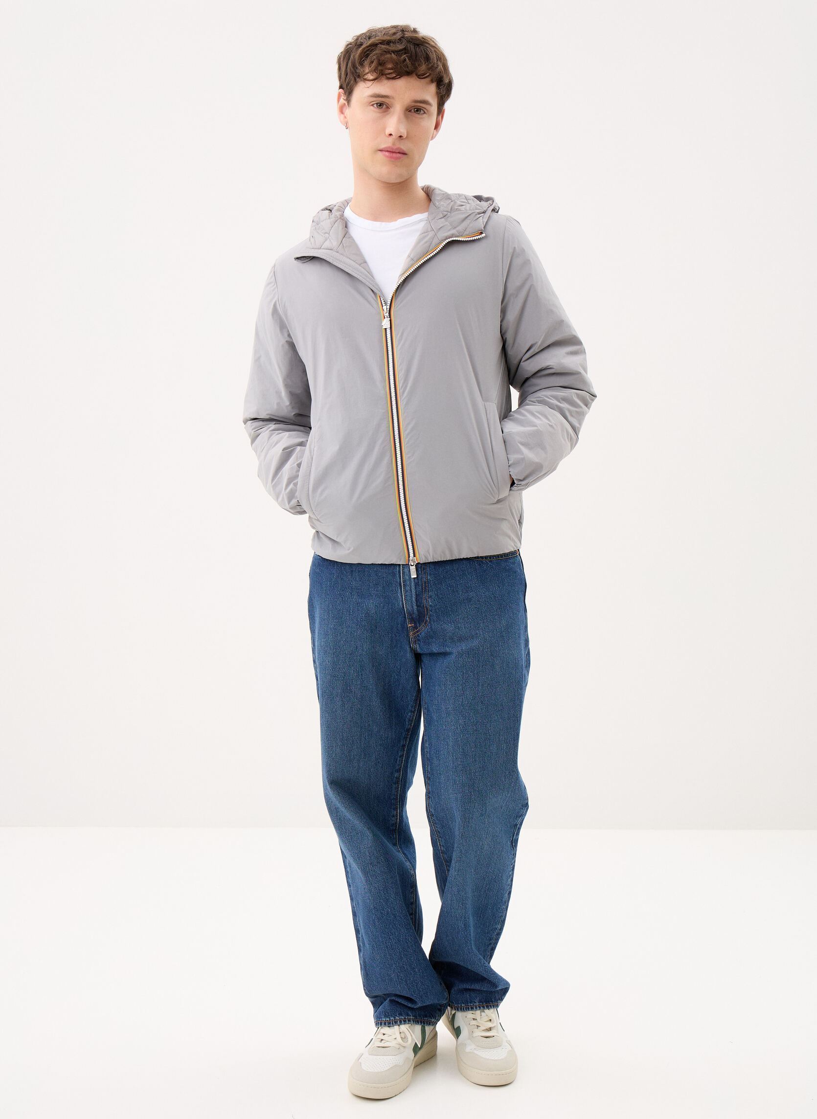 Windbreaker / Windjacken Jack Plain Warm herren grau K-Way Windbreaker / Windjacken Jack Plain Warm herren grau GREY FROST