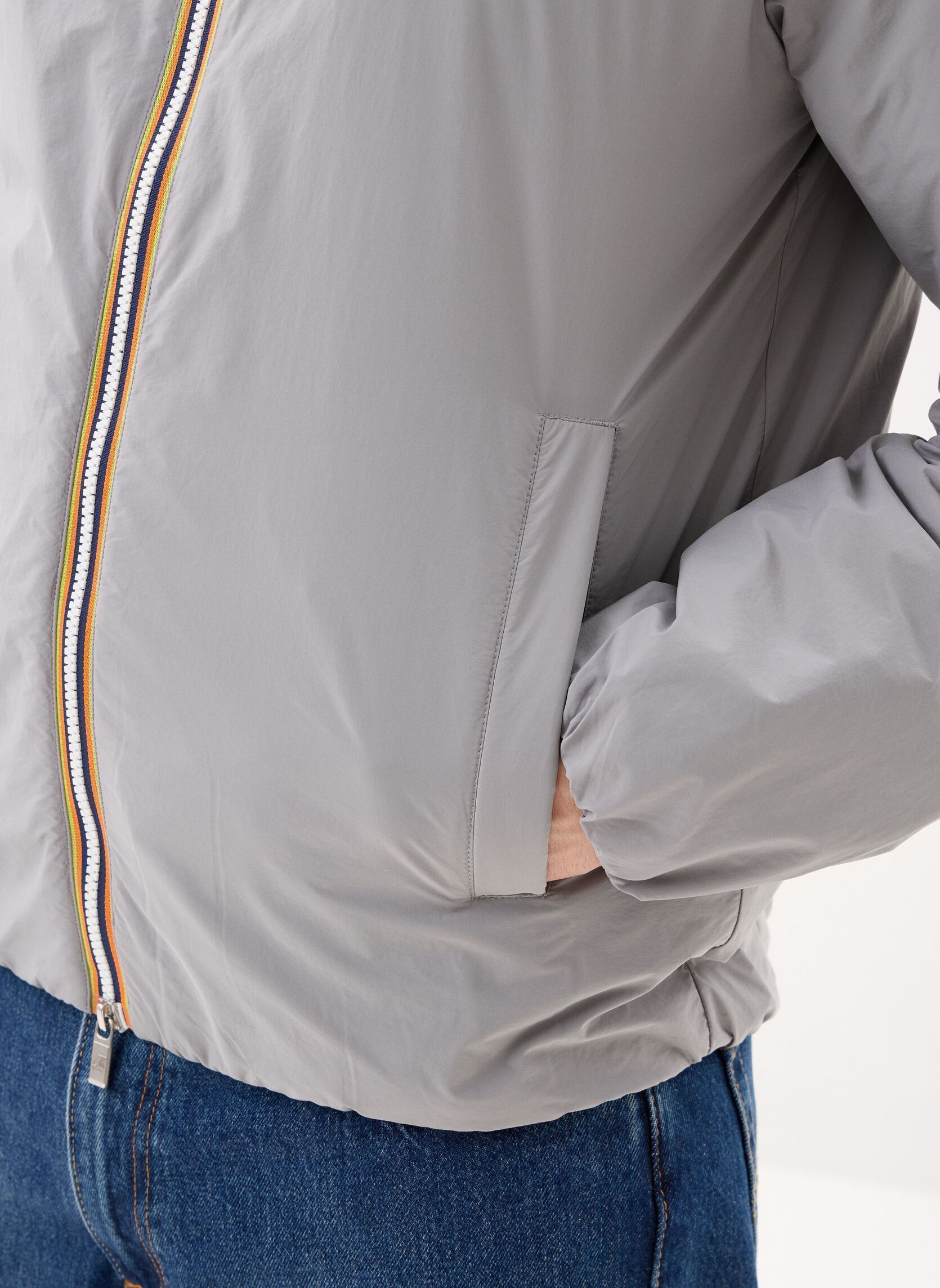Windbreaker / Windjacken Jack Plain Warm herren grau K-Way Windbreaker / Windjacken Jack Plain Warm herren grau GREY FROST