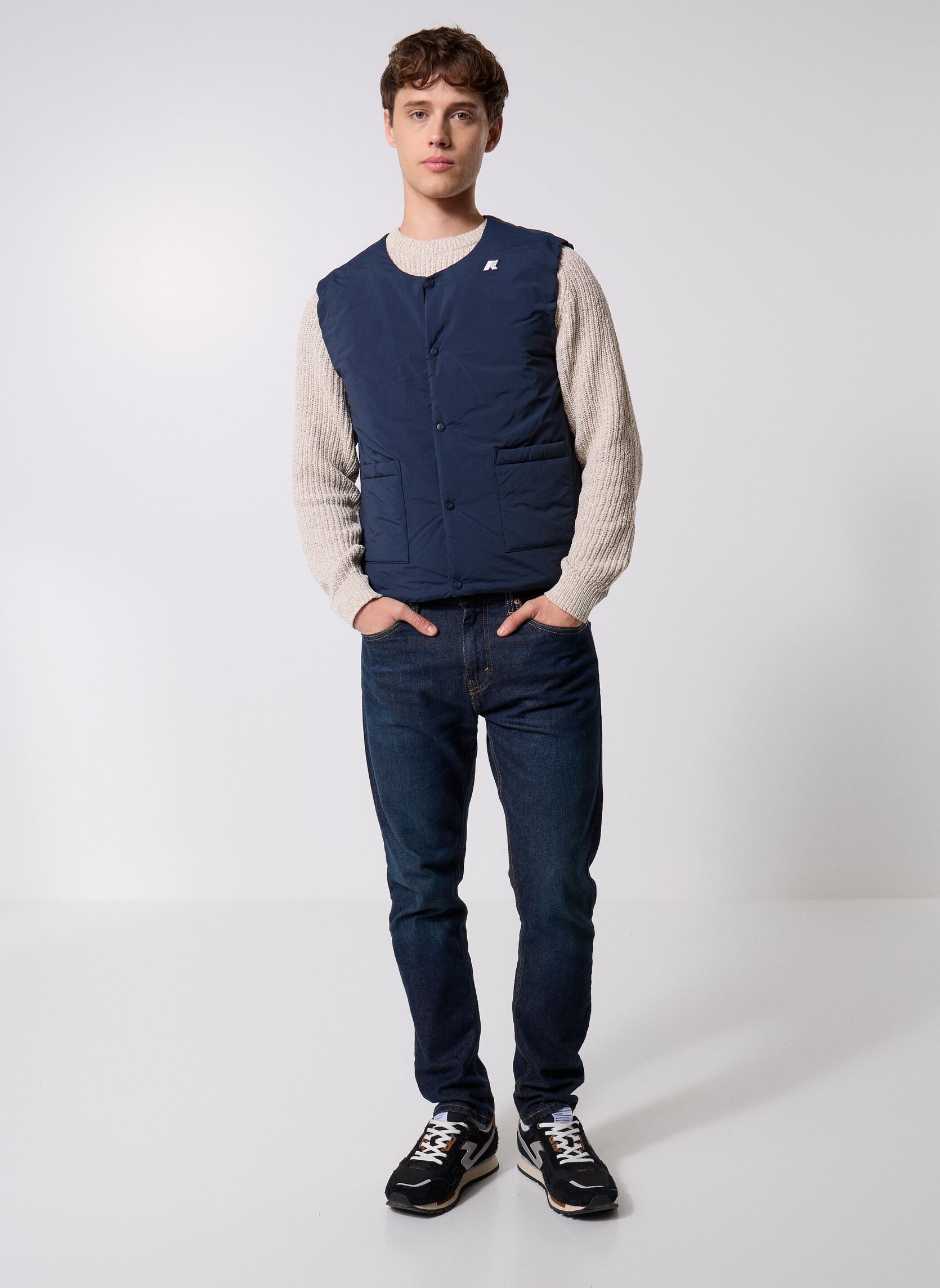 Jassen Valty Plain Warm heren blauw K-Way Jassen Valty Plain Warm heren blauw BLUE DEPTH