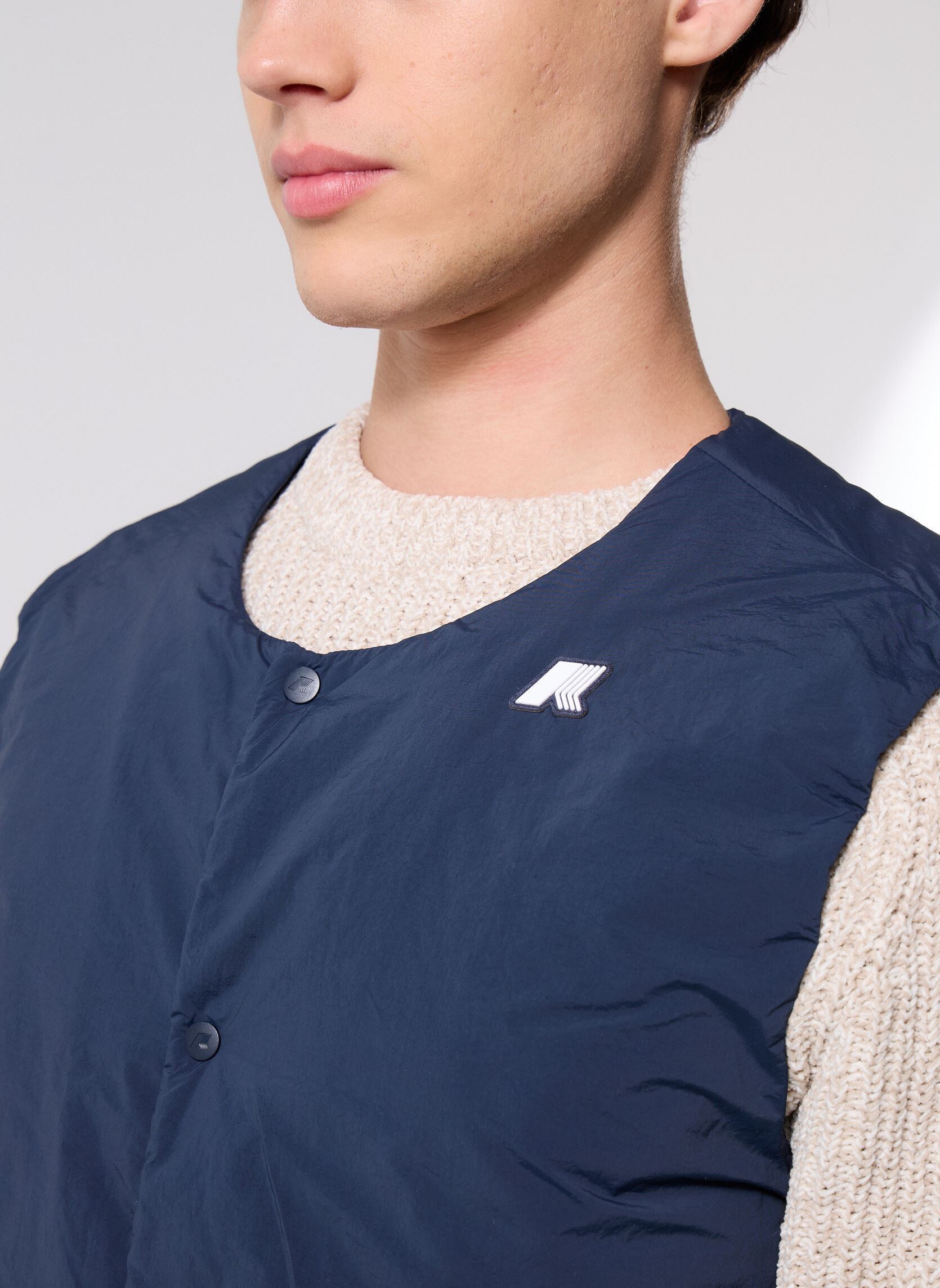 Jassen Valty Plain Warm heren blauw K-Way Jassen Valty Plain Warm heren blauw BLUE DEPTH