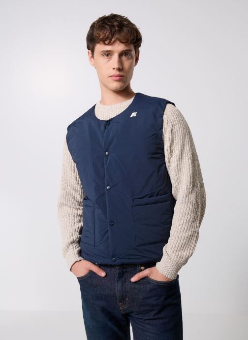 K-Way Vestes Valty Plain Warm homme bleu