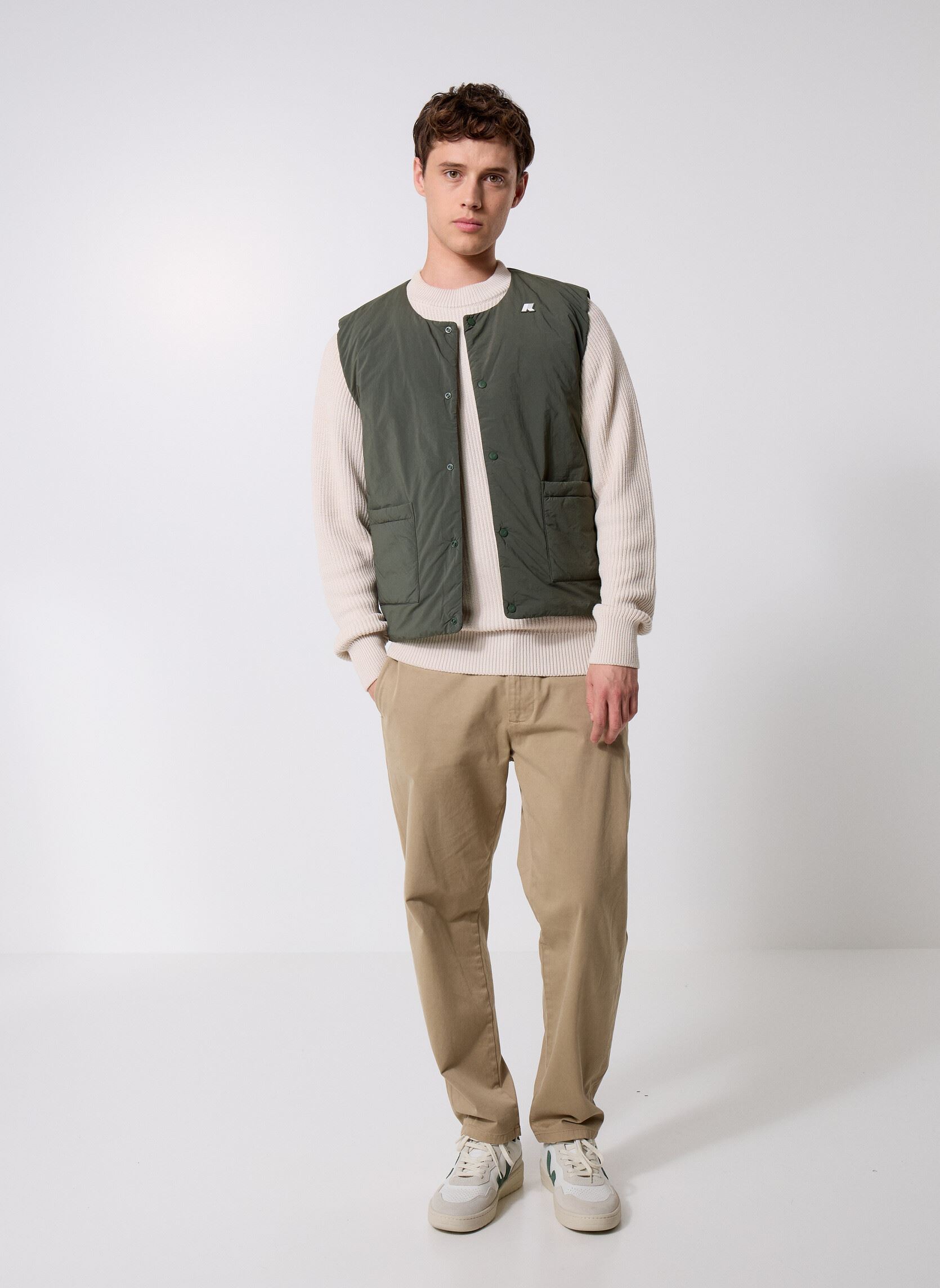 Jacken Valty Plain Warm herren grün K-Way Jacken Valty Plain Warm herren grün GREEN BLACKISH