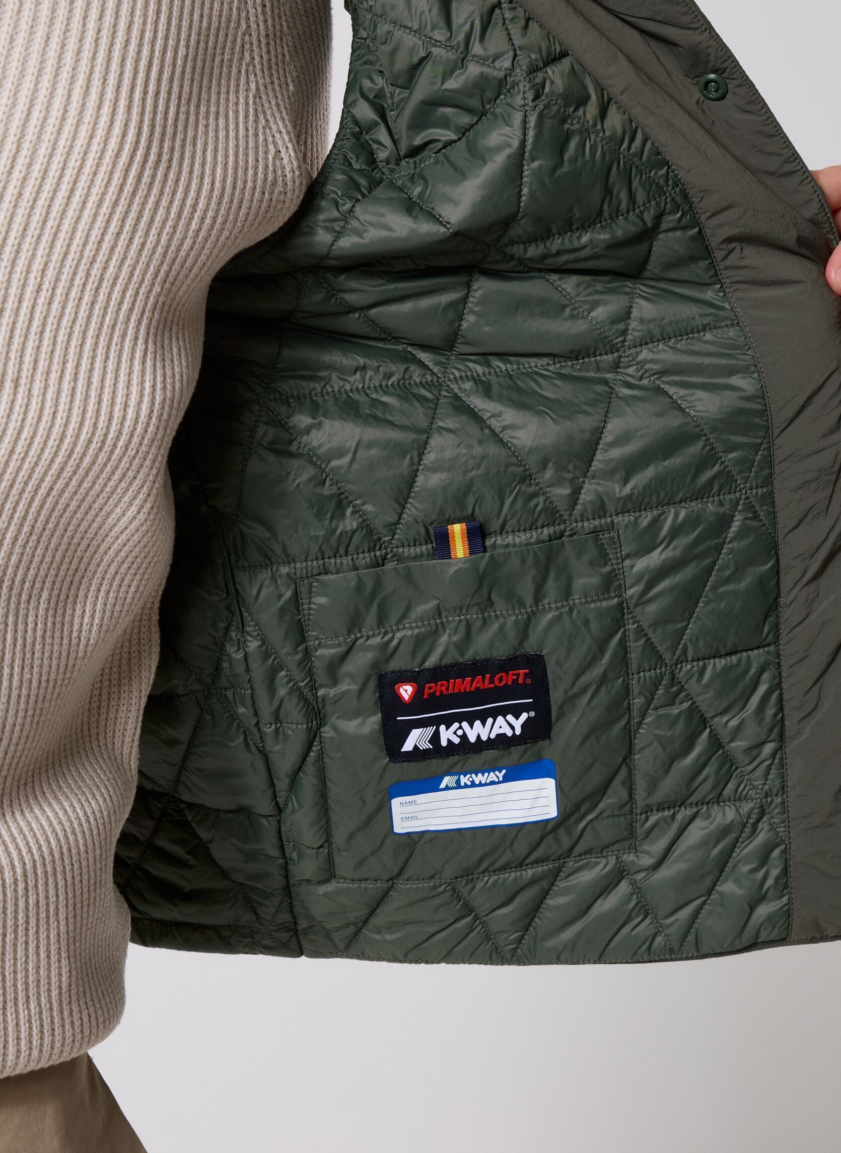 Jacken Valty Plain Warm herren grün K-Way Jacken Valty Plain Warm herren grün GREEN BLACKISH