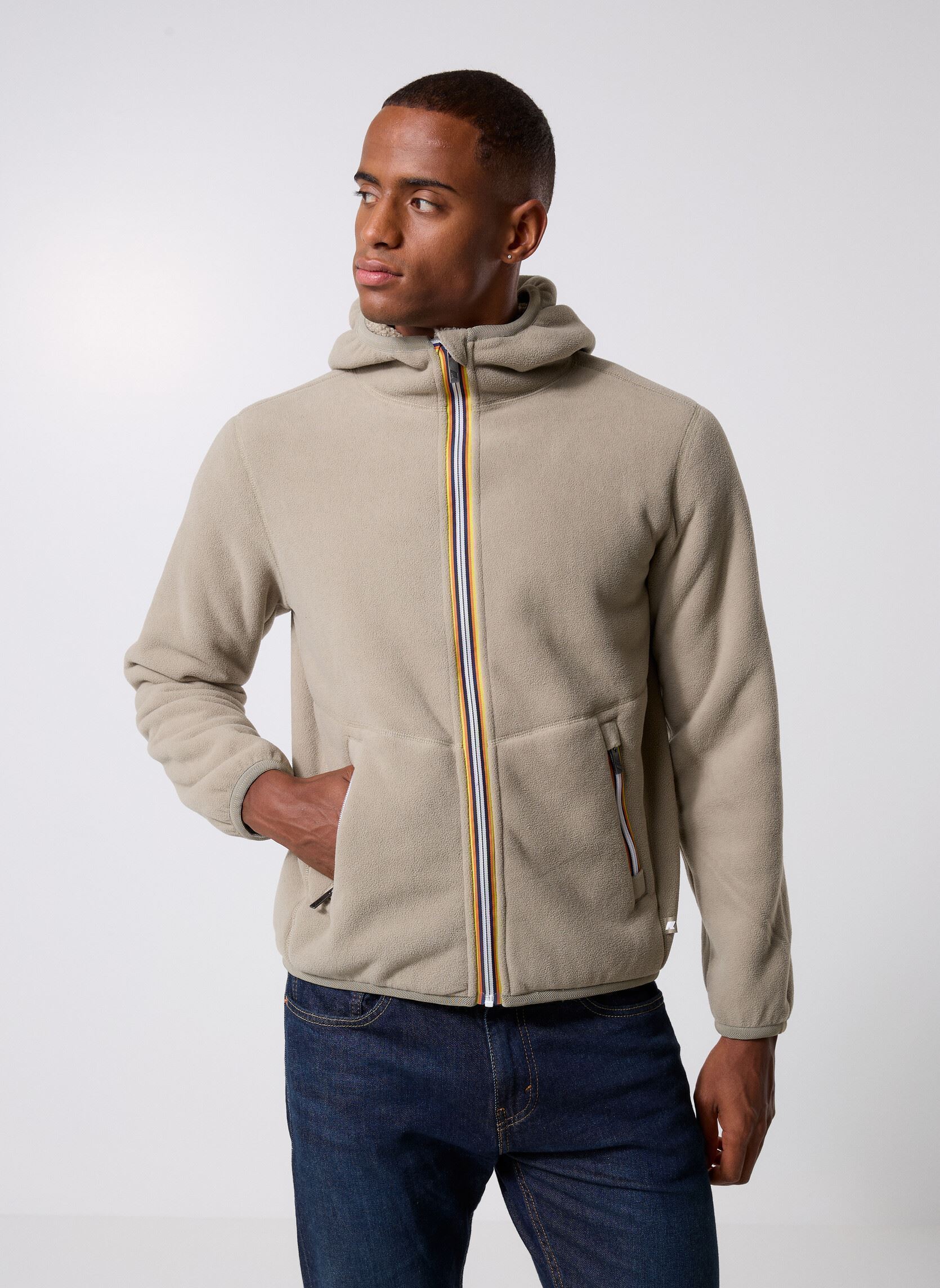 Sweatshirts mit Reißverschluss Jack Sherpa Polar Double herren braun K-Way Sweatshirts mit Reißverschluss Jack Sherpa Polar Double herren braun GREEN OAK-GREEN OAK