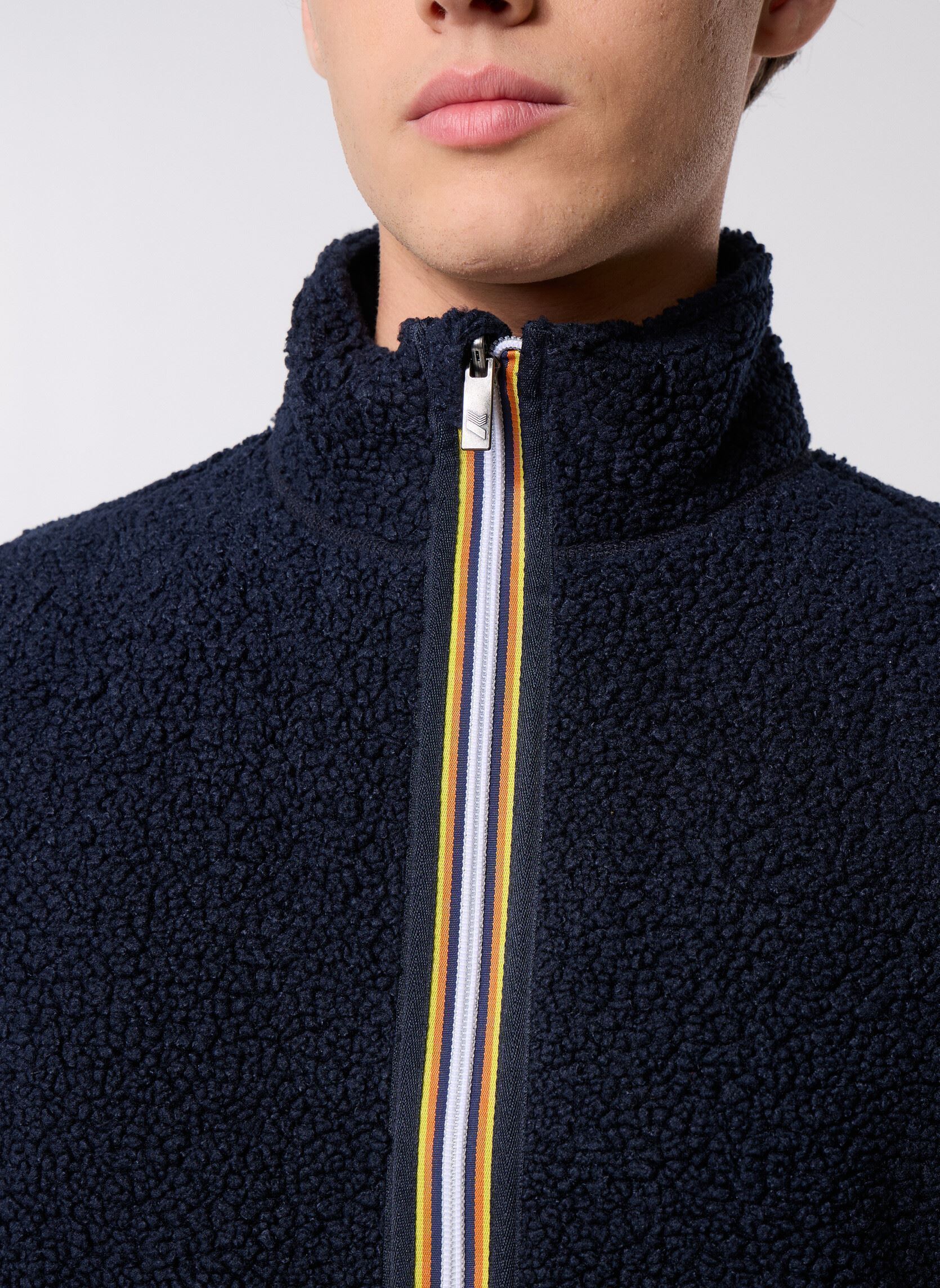Vestes Yannick Sherpa Polar Double homme bleu K-Way Vestes Yannick Sherpa Polar Double homme bleu BLUE DEPTH-BLUE DEPTH