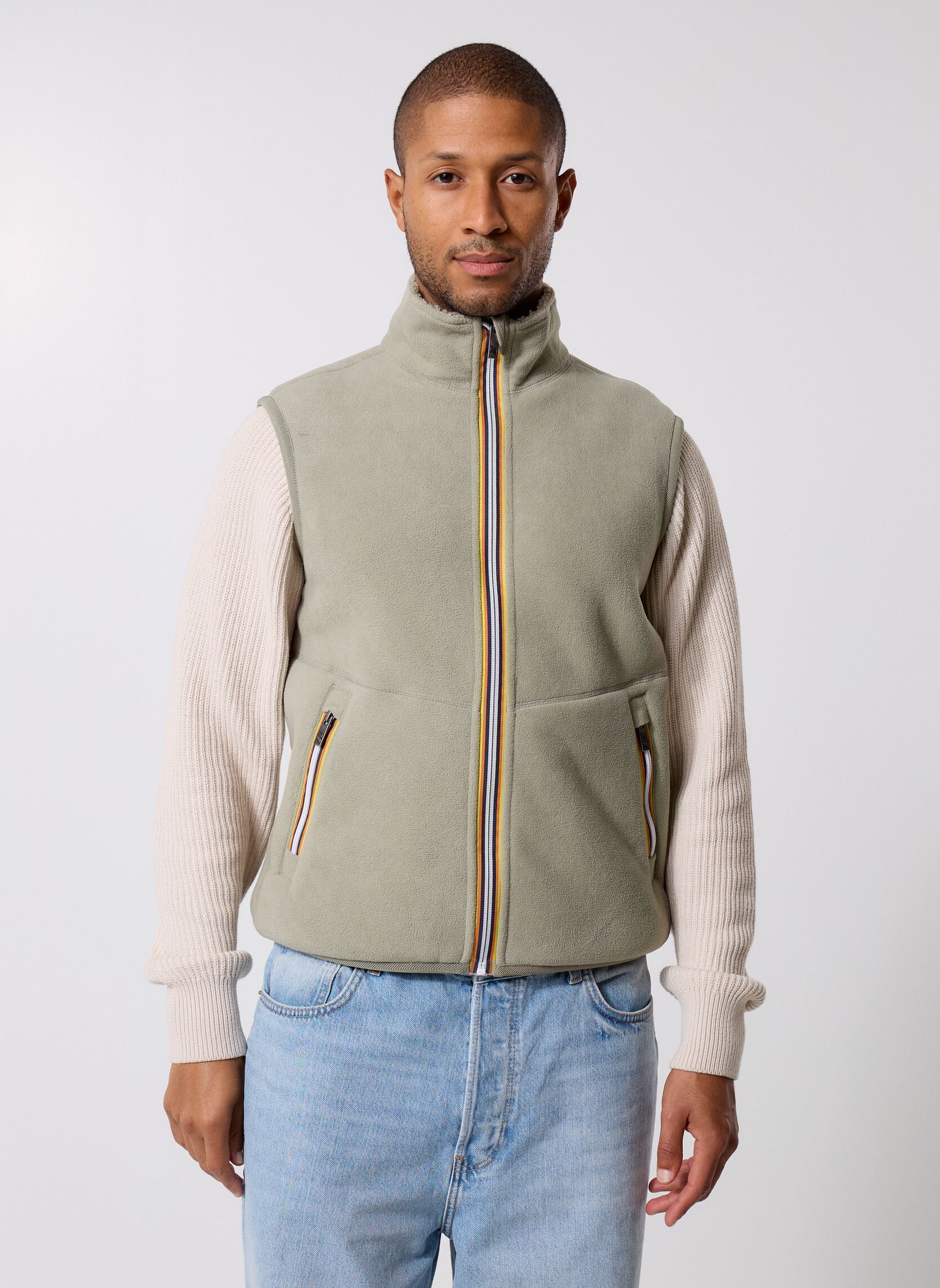 Vêtements K Way Yannick Sherpa Polar Double pour Homme - vue 2