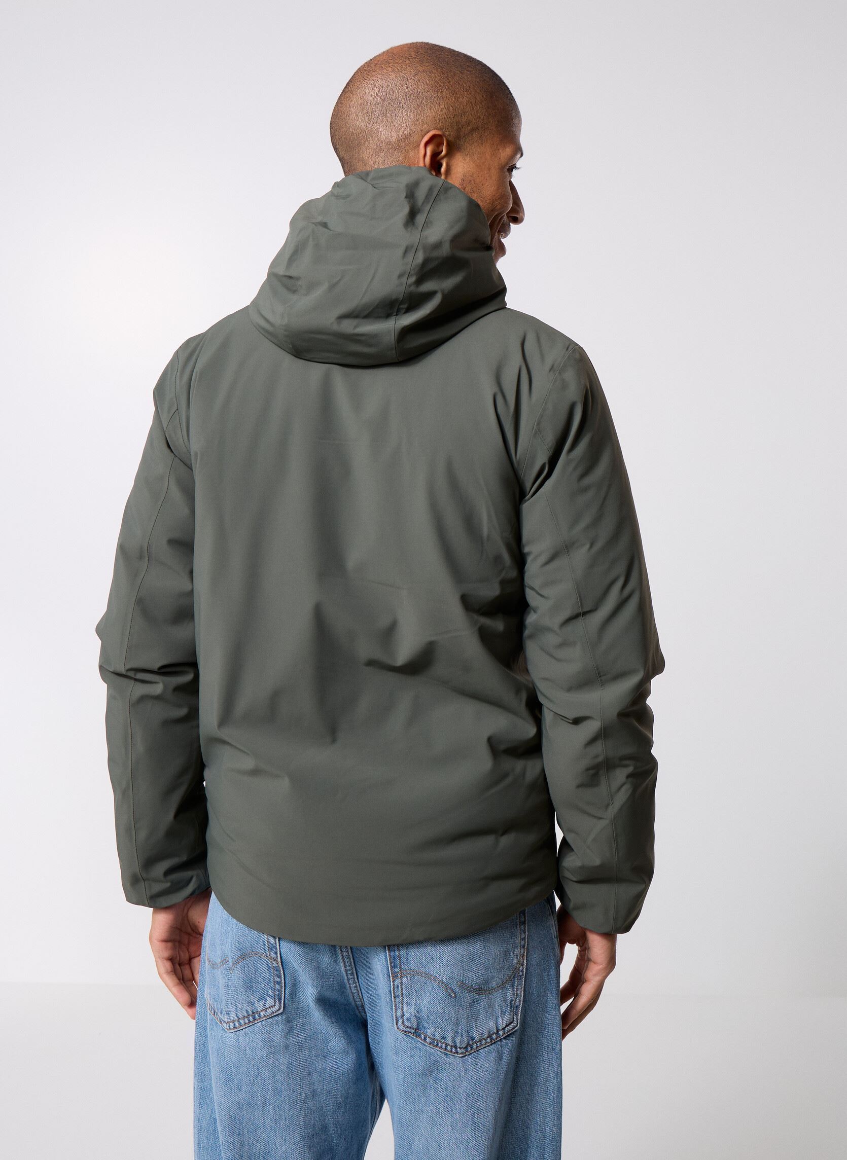 Waterdichte jassen Jack St Warm Double heren groen K-Way Waterdichte jassen Jack St Warm Double heren groen GREEN BLACKISH - GREEN OAK