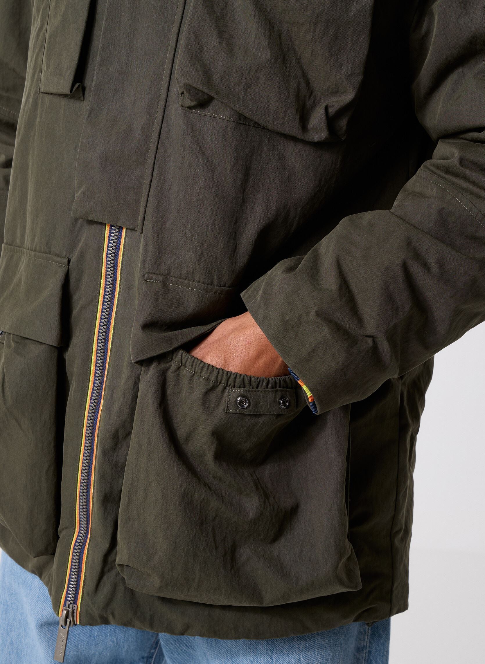 Parkas Otto Cotton Feel herren grün K-Way Parkas Otto Cotton Feel herren grün GREEN BLACKISH COMBO