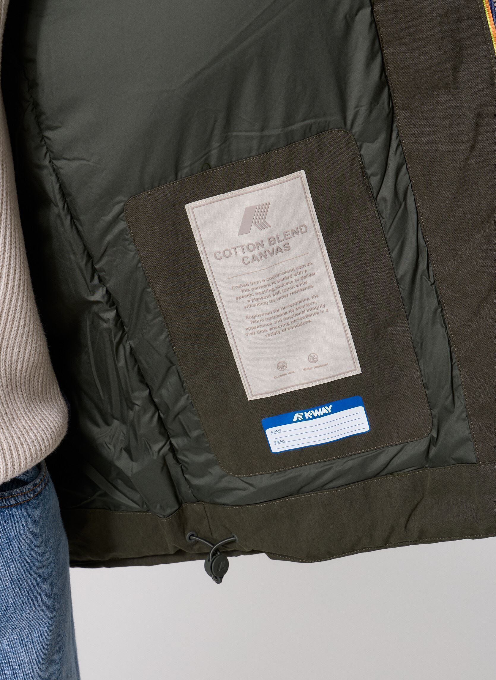 Parkas Otto Cotton Feel herren grün K-Way Parkas Otto Cotton Feel herren grün GREEN BLACKISH COMBO