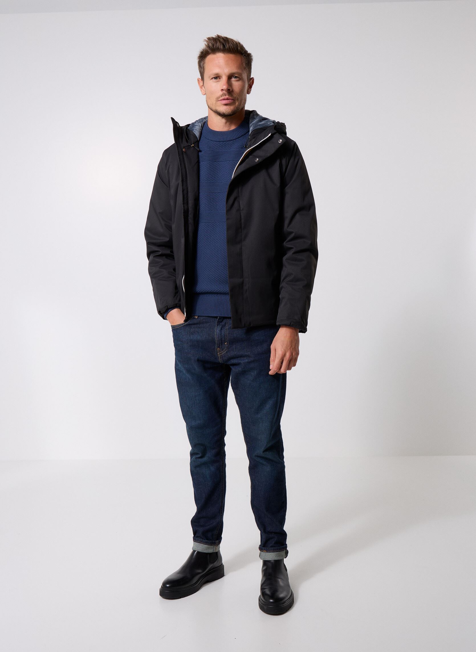 Windbreaker / Windjacken Jacko Twill Marmotta herren schwarz K-Way Windbreaker / Windjacken Jacko Twill Marmotta herren schwarz BLACK P-BLUE A