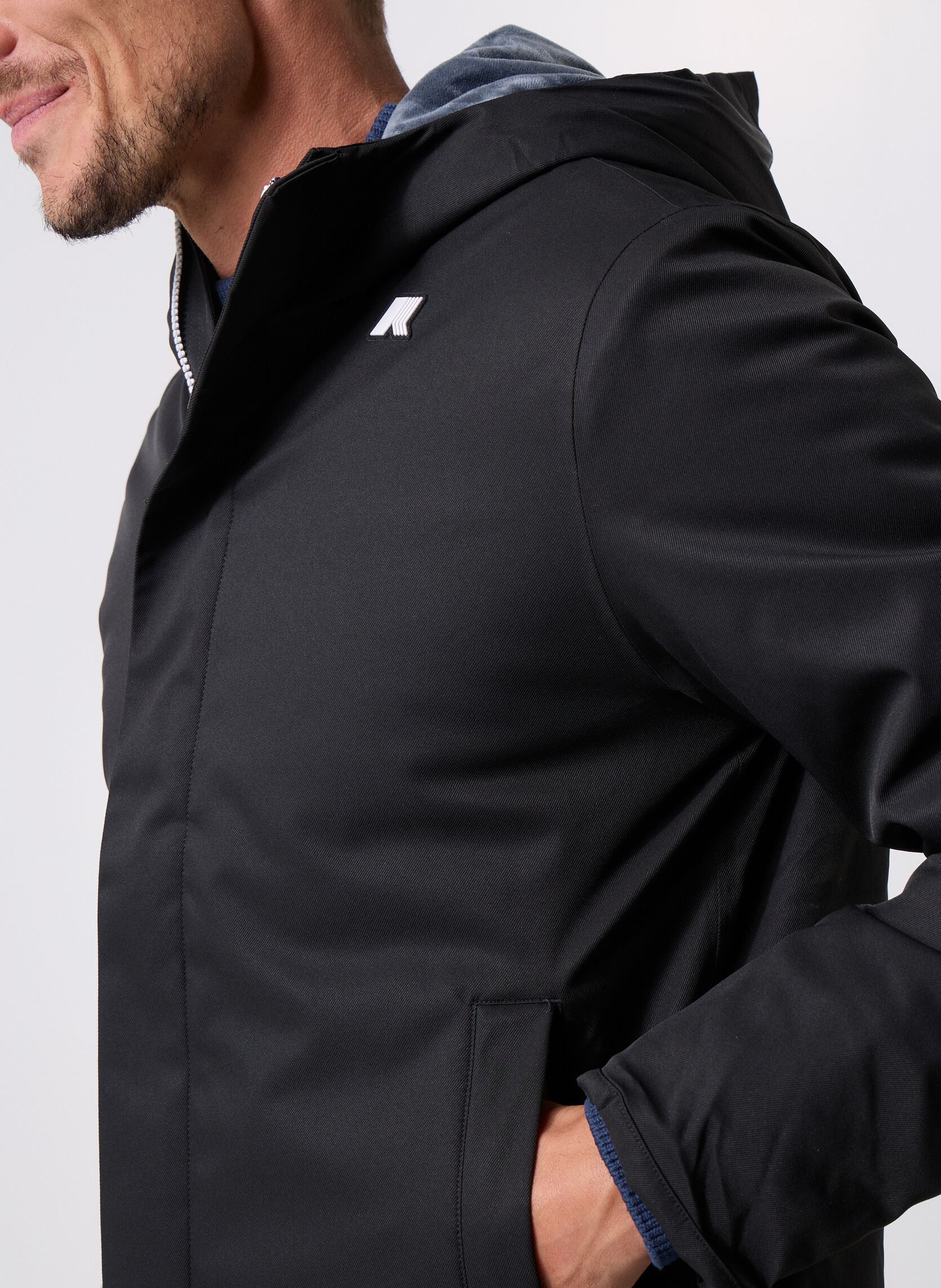Windbreaker / Windjacken Jacko Twill Marmotta herren schwarz K-Way Windbreaker / Windjacken Jacko Twill Marmotta herren schwarz BLACK P-BLUE A