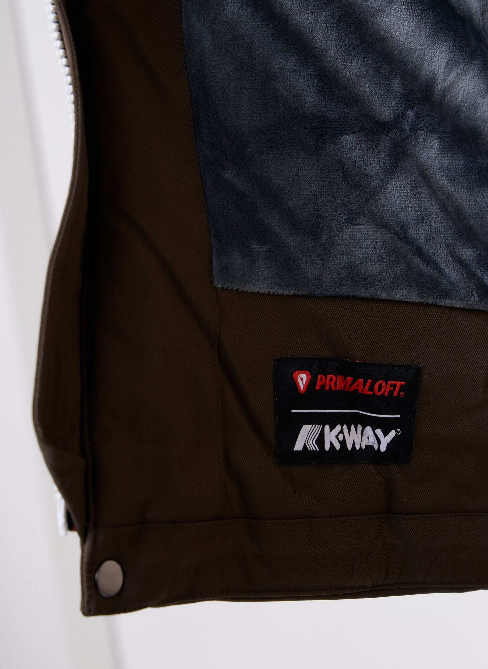 Vestes coupe-vents Jacko Twill Marmotta homme vert K-Way Vestes coupe-vents Jacko Twill Marmotta homme vert BLACK OLIVE - BLUE AIRFORCE