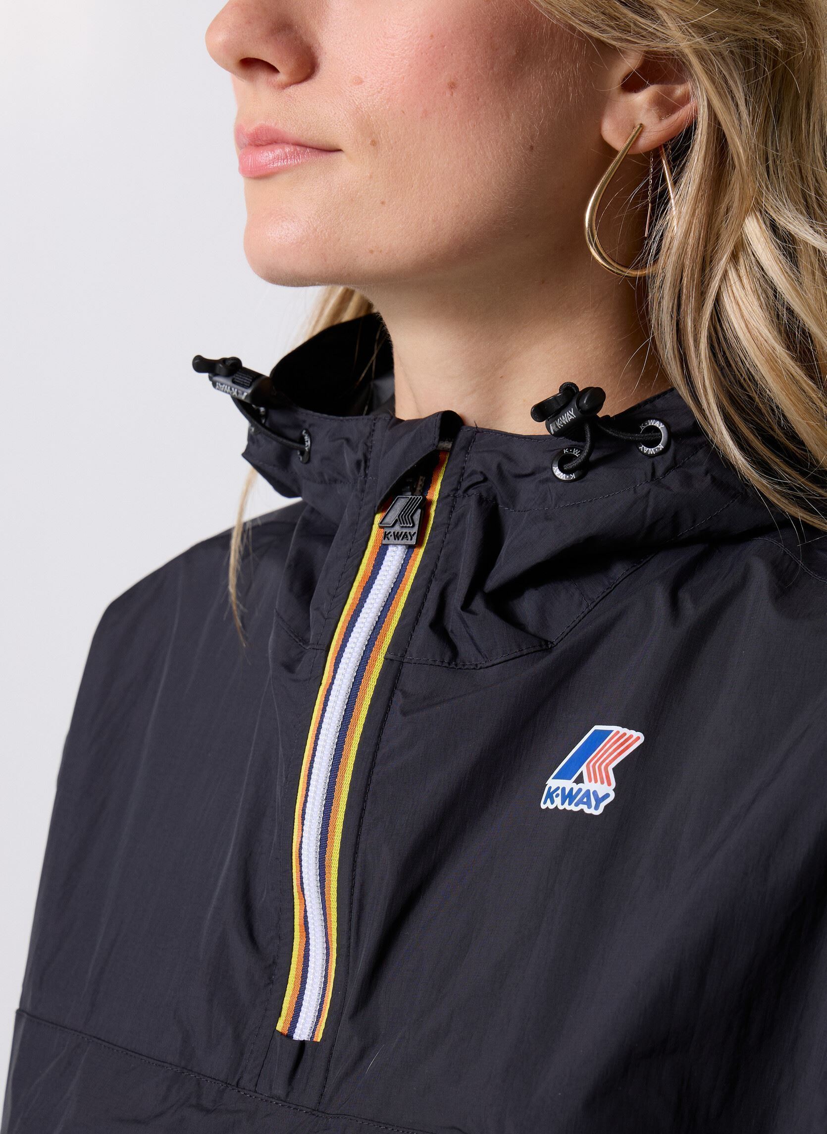 Windbreaker / Windjacken LE VRAI 4.0 LEON EAST - Unisexe schwarz K-Way Windbreaker / Windjacken LE VRAI 4.0 LEON EAST - Unisexe schwarz Black Pure