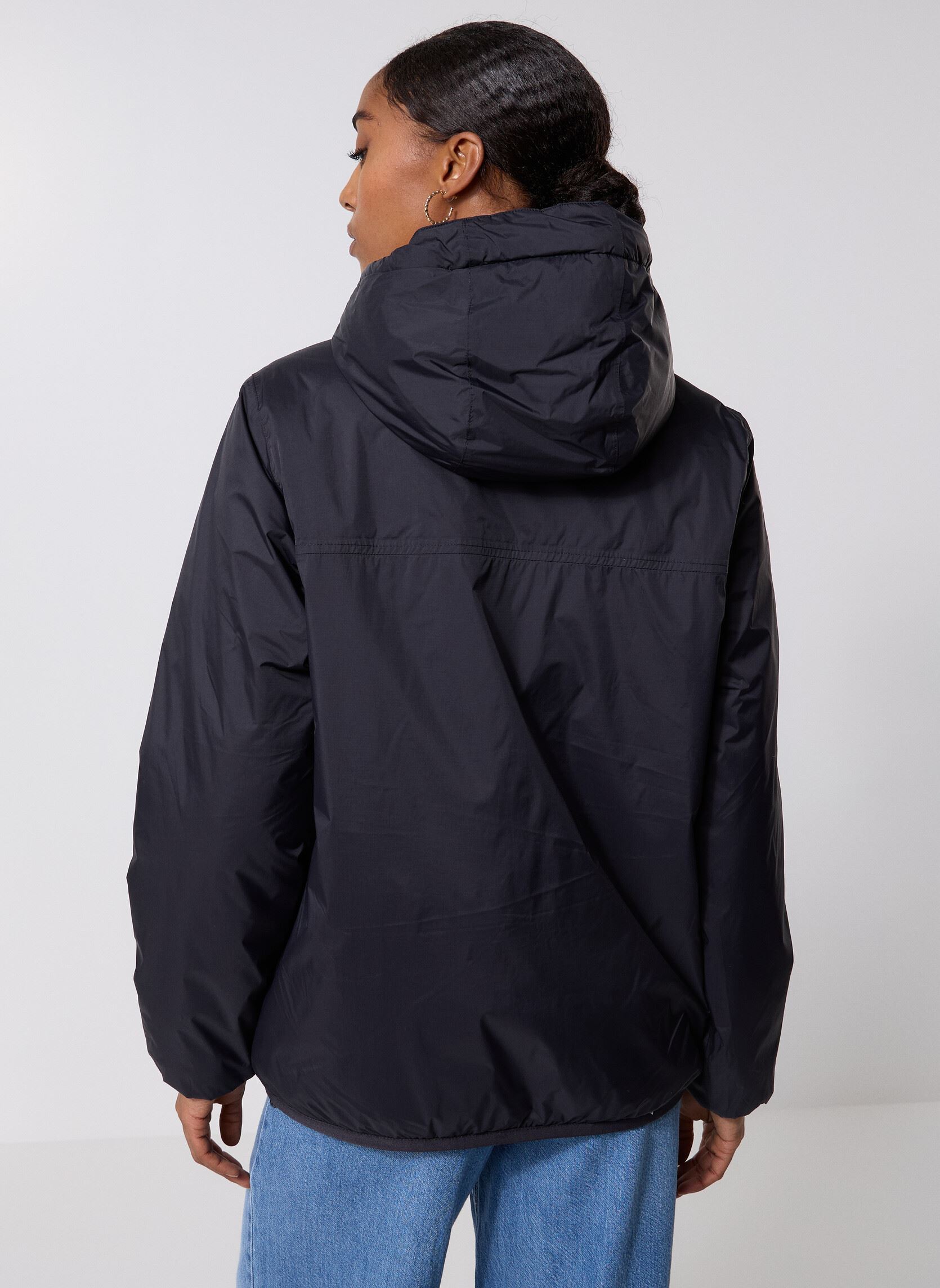 Vestes imperméable LE VRAI 4.0 CLAUDE ORSETTO - Unisexe femme noir K-Way Vestes imperméable LE VRAI 4.0 CLAUDE ORSETTO - Unisexe femme noir Black Pure
