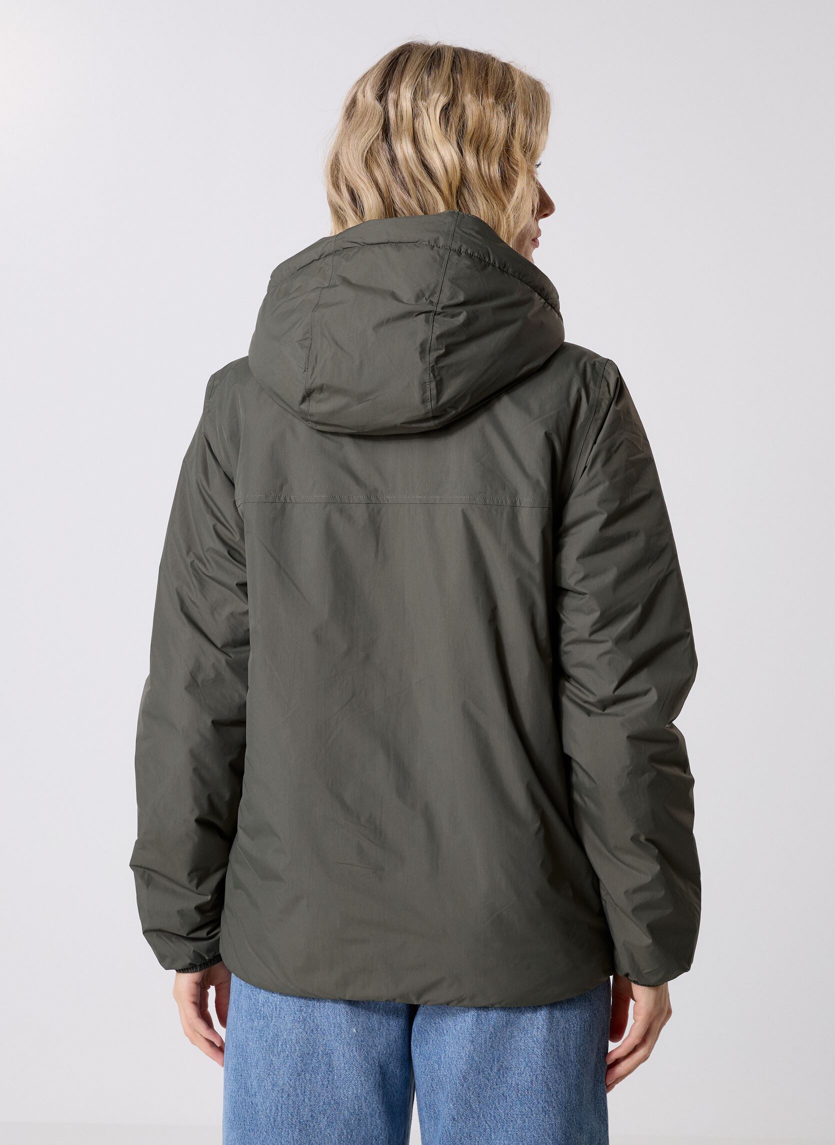 Vestes imperméable LE VRAI 4.0 CLAUDE ORSETTO - Unisexe vert K-Way Vestes imperméable LE VRAI 4.0 CLAUDE ORSETTO - Unisexe vert GREEN BLACKISH