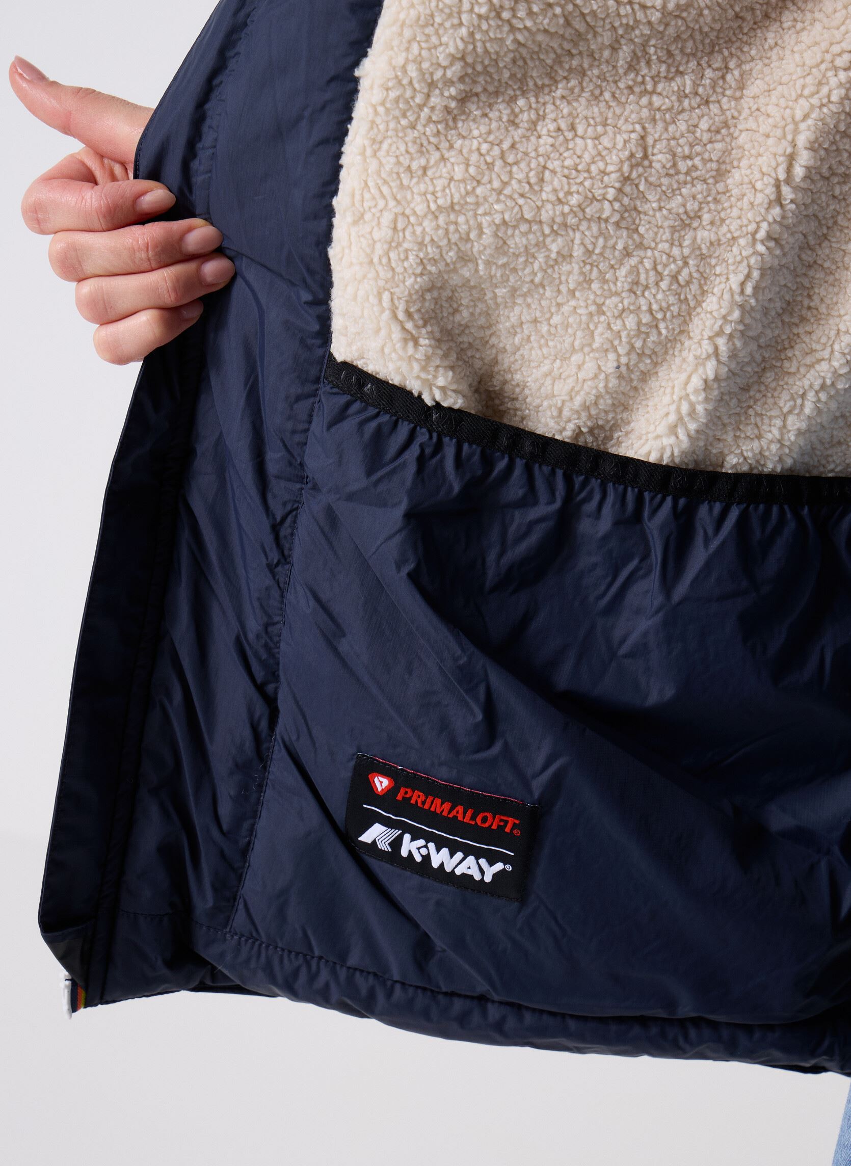Vestes imperméable LE VRAI 4.0 EIFFEL EAST ORSETTO - Unisex bleu K-Way Vestes imperméable LE VRAI 4.0 EIFFEL EAST ORSETTO - Unisex bleu BLUE DEPTH